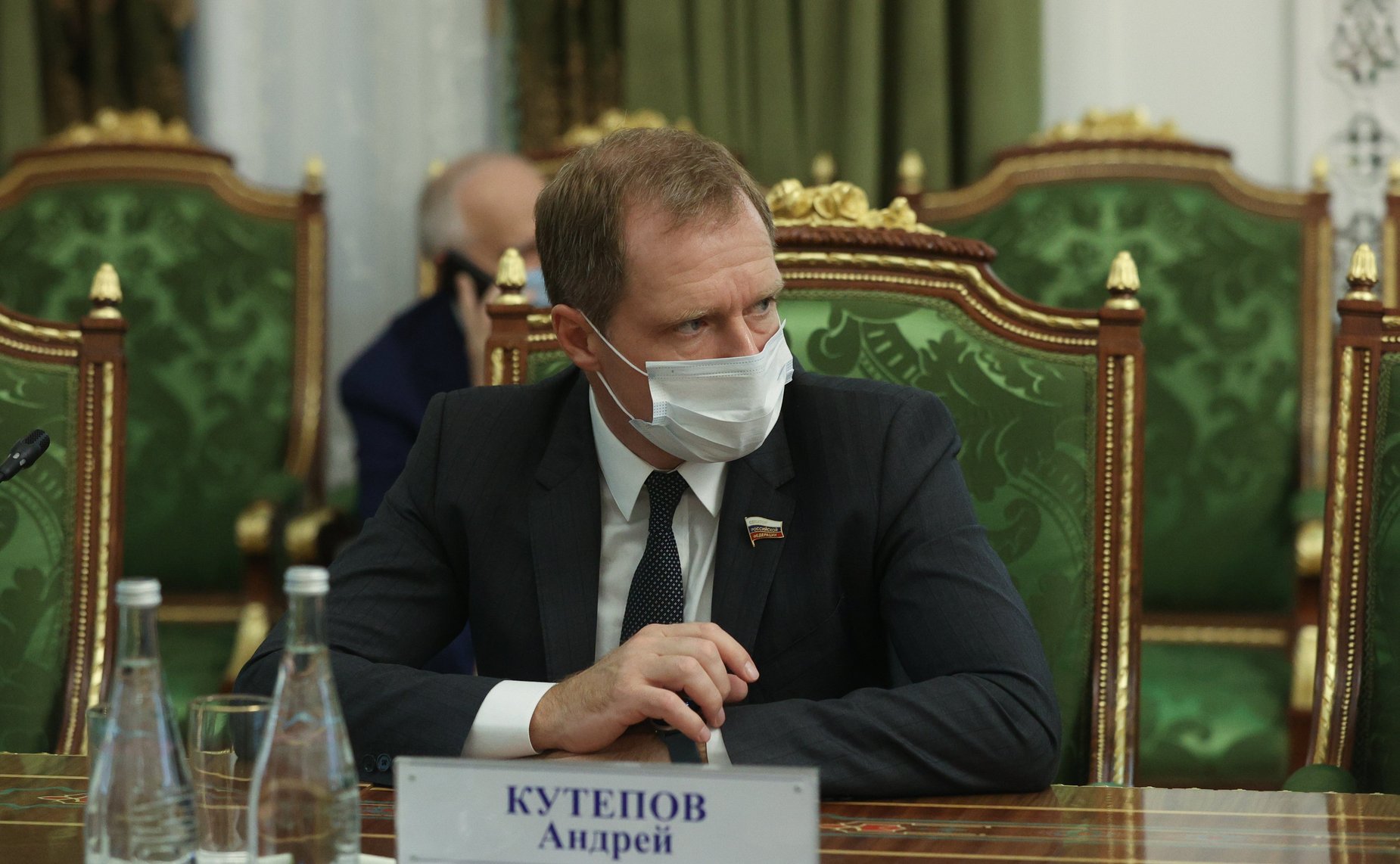 Встреча Председателя Совета Федерации Валентины Матвиенко с Председателем Маджлиси милли Маджлиси Оли Республики Таджикистан Рустами Эмомали