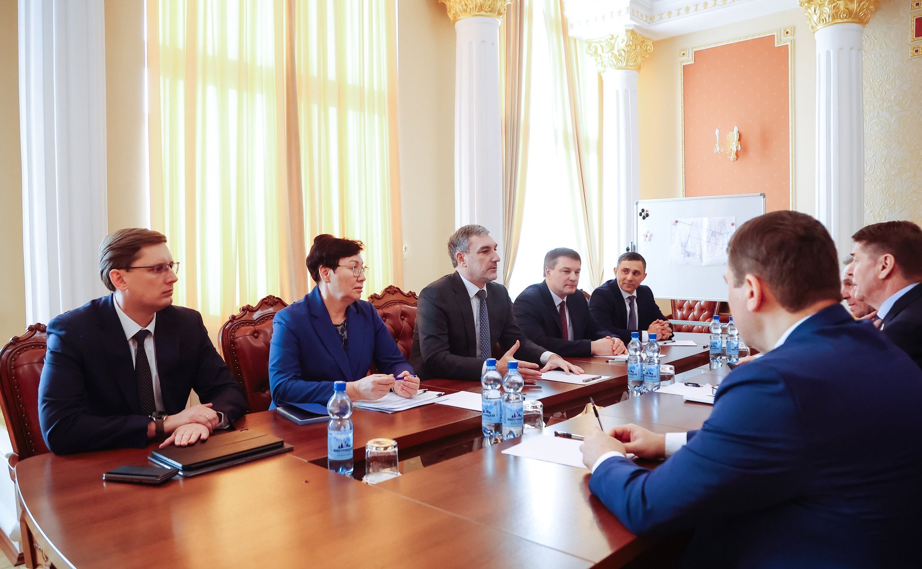 Встреча сенаторов Российской Федерации с губернатором Амурской области Василием Орловым