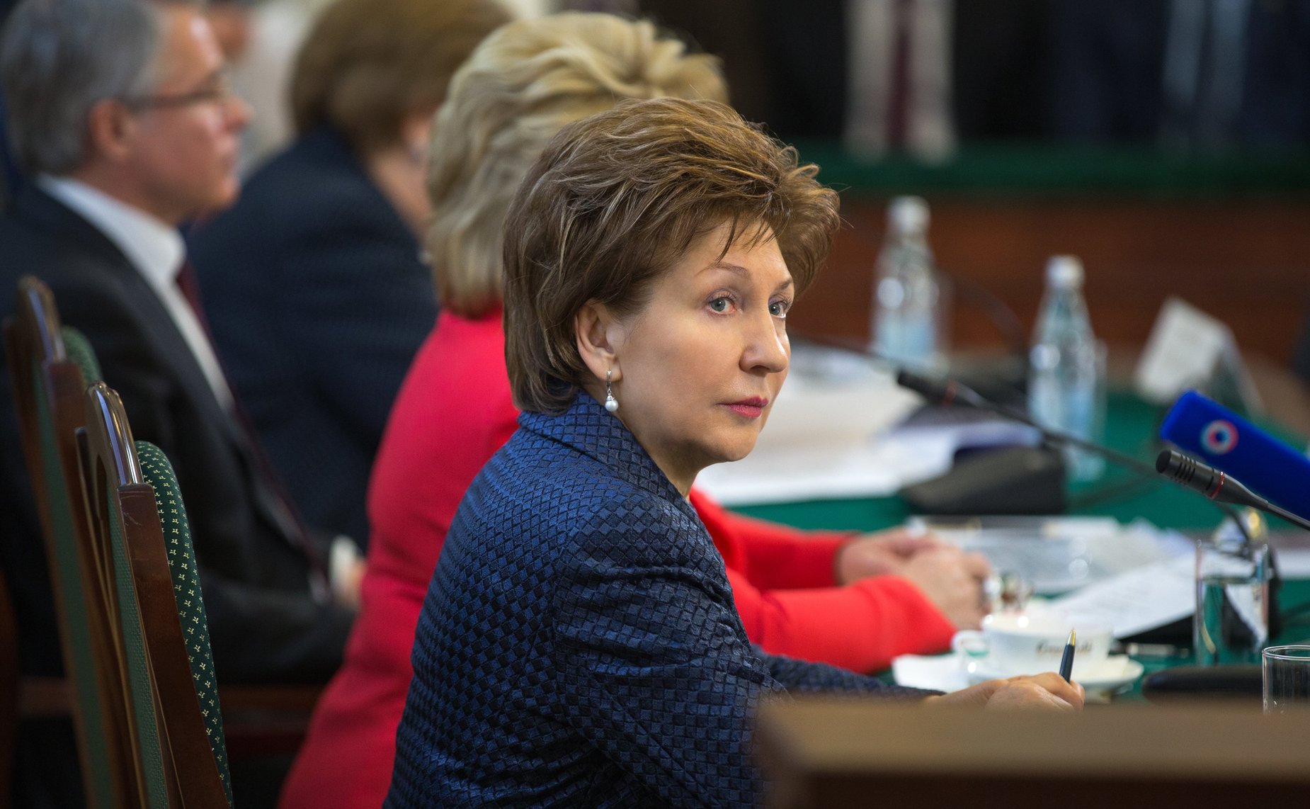 Г. Карелова на Первом заседании Совета по проблемам профилактики наркомании