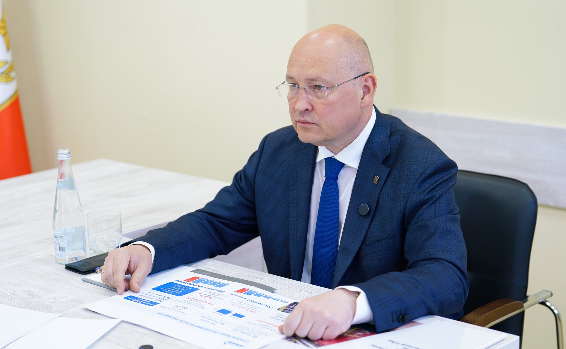Встреча Председателя Совета Федерации Валентины Матвиенко с губернатором города Севастополя Михаилом Развожаевым
