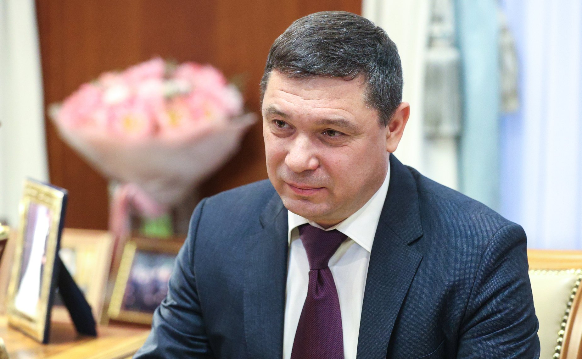 Встреча Председателя Совета Федерации Валентины Матвиенко с главой Тамбовской области Евгением Первышовым