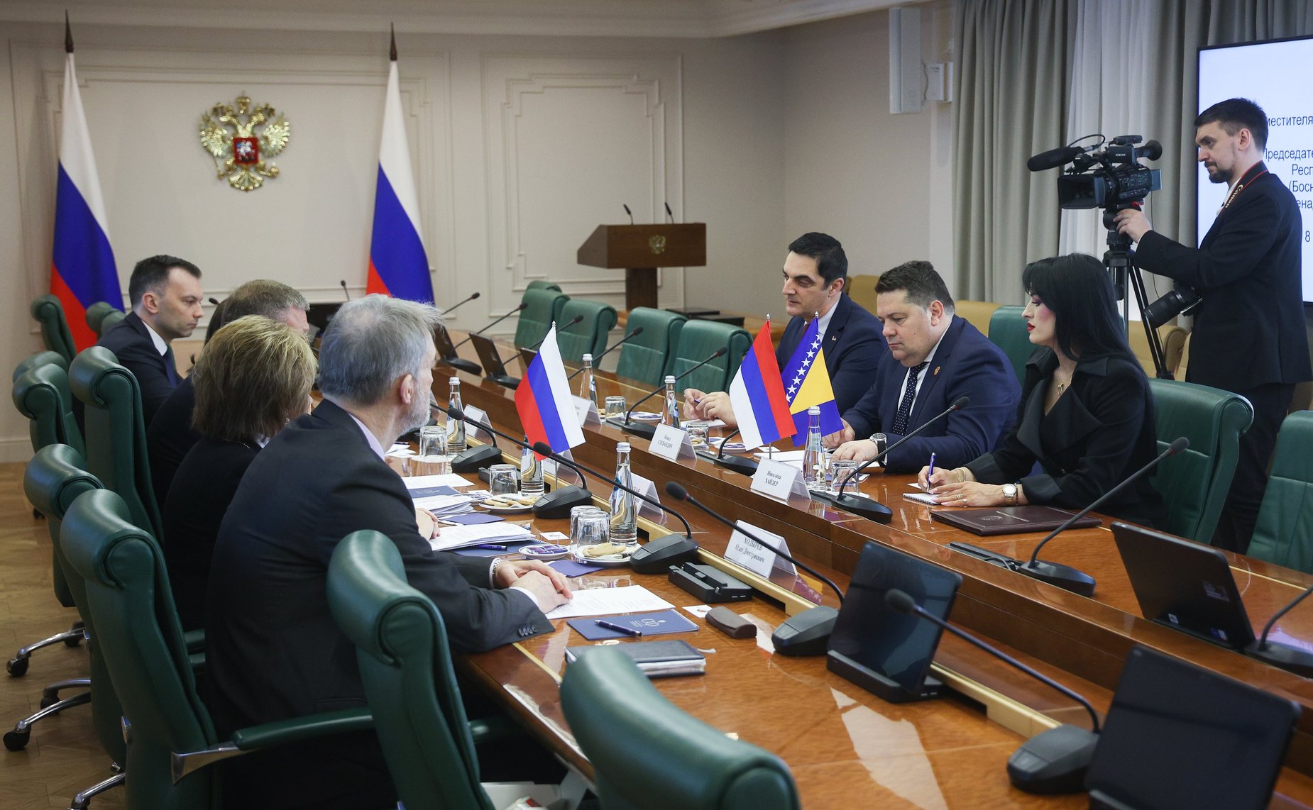 Константин Косачев встретился с Председателем Народной скупщины Республики Сербской (Босния и Герцеговина) Ненадом Стевандичем