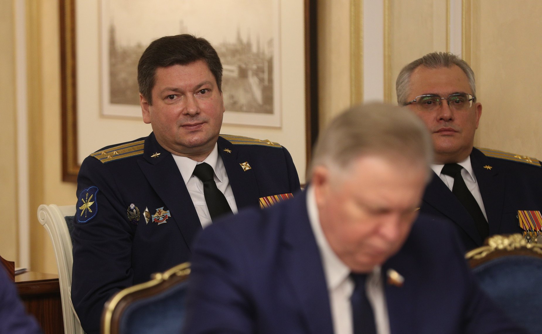 Совещание Комитета СФ по обороне и безопасности совместно с Клубом военачальников РФ