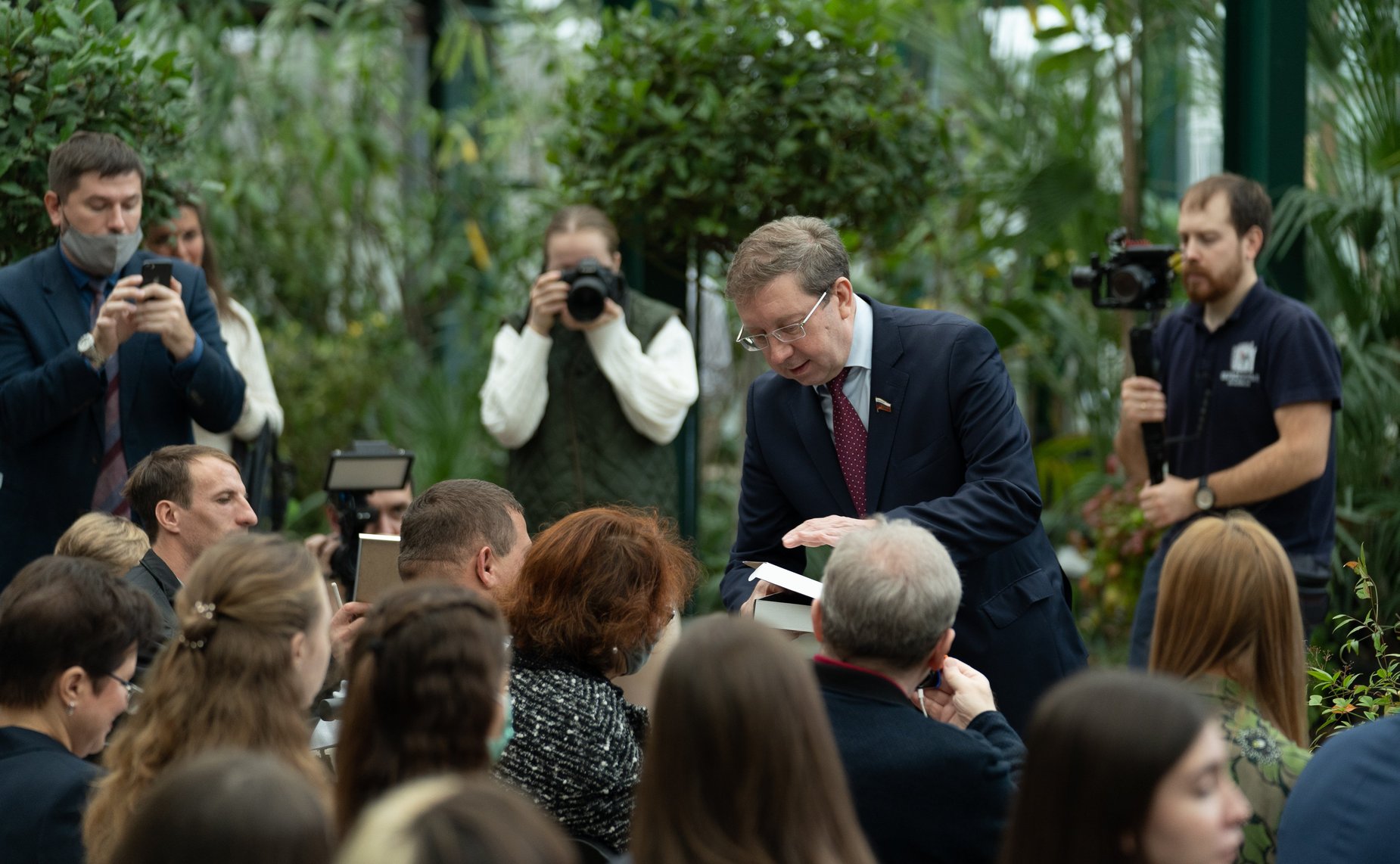 Алексей Майоров принял участие в торжественном открытии экодиктанта в Ботаническом саду МГУ им. М.В. Ломоносова