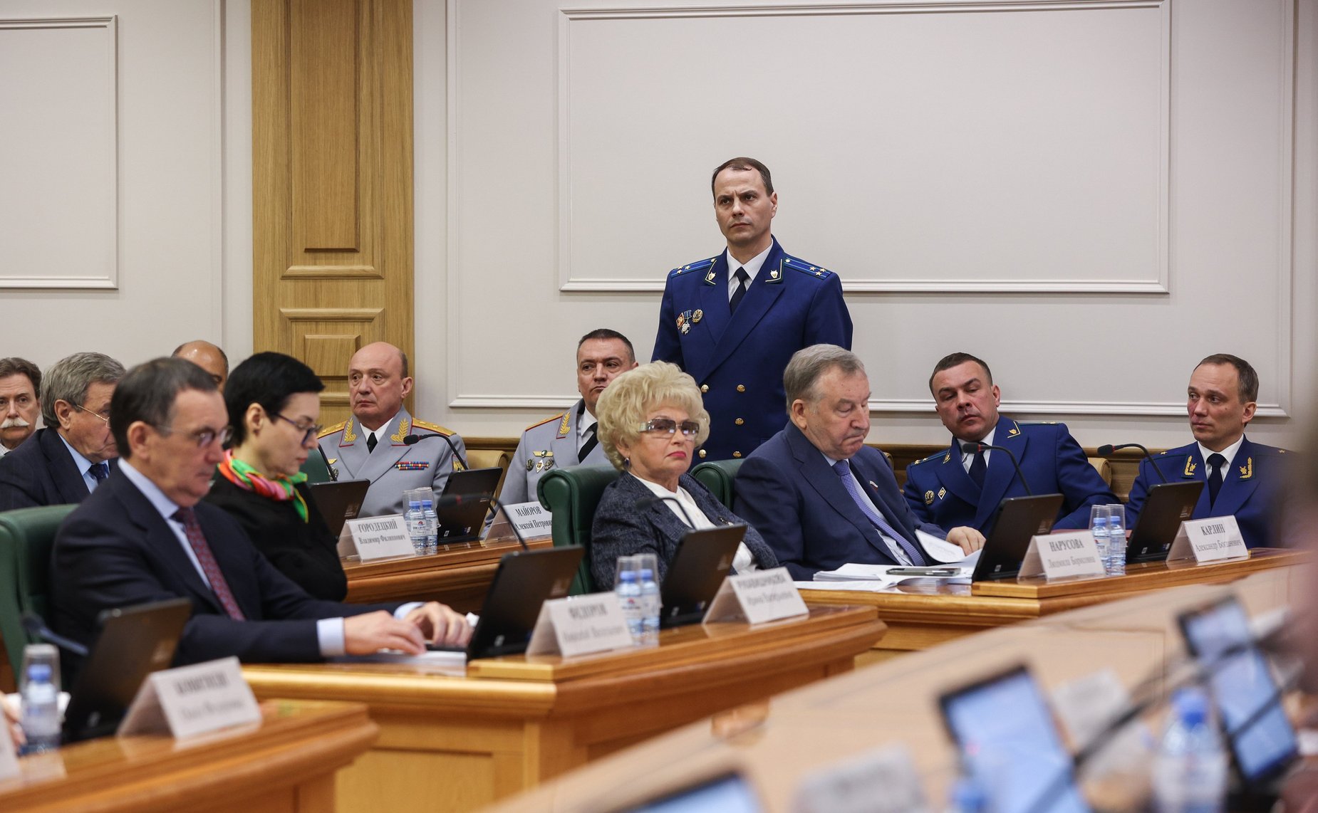 Совместное Заседание Комитета СФ по конституционному законодательству и государственному строительству, Комитета СФ по обороне и безопасности и Комитета СФ по федеративному устройству, региональной политике, МСУ и делам Севера