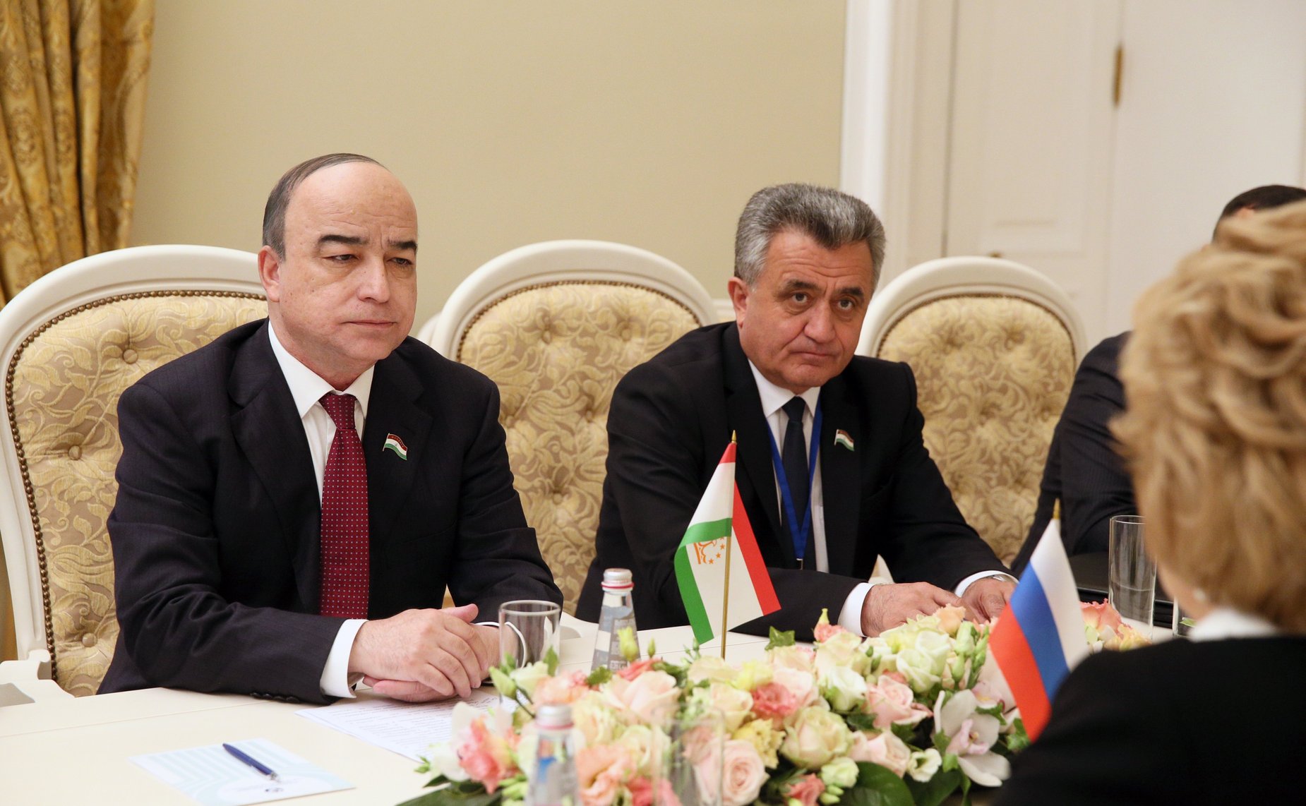 Председатель Совета МПА СНГ Валентина Матвиенко провела встречу с Председателем Маджлиси Намояндагон (нижней палаты) Маджлиси Оли (Парламента) Республики Таджикистан Шукурджоном Зухуровым