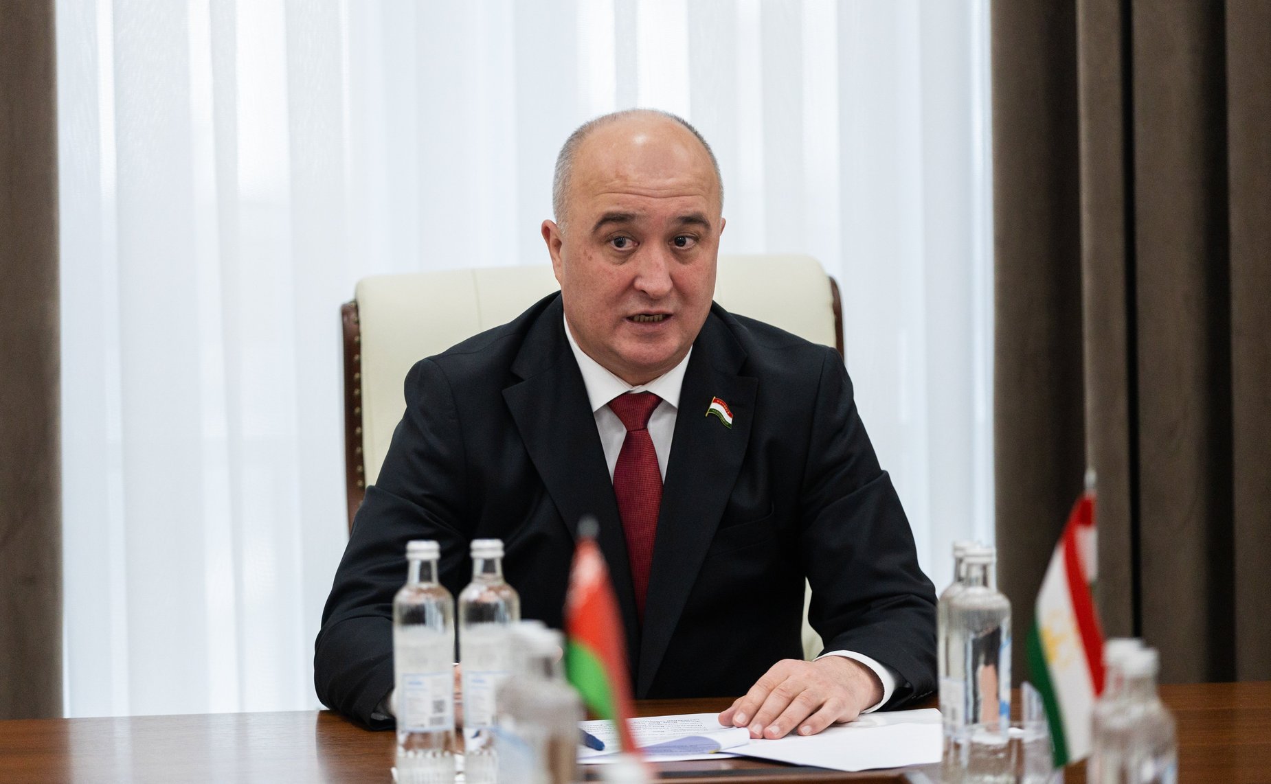 Встреча членов Координационного совещания с руководством Маджлиси намояндагон Маджлиси Оли Республики Таджикистан