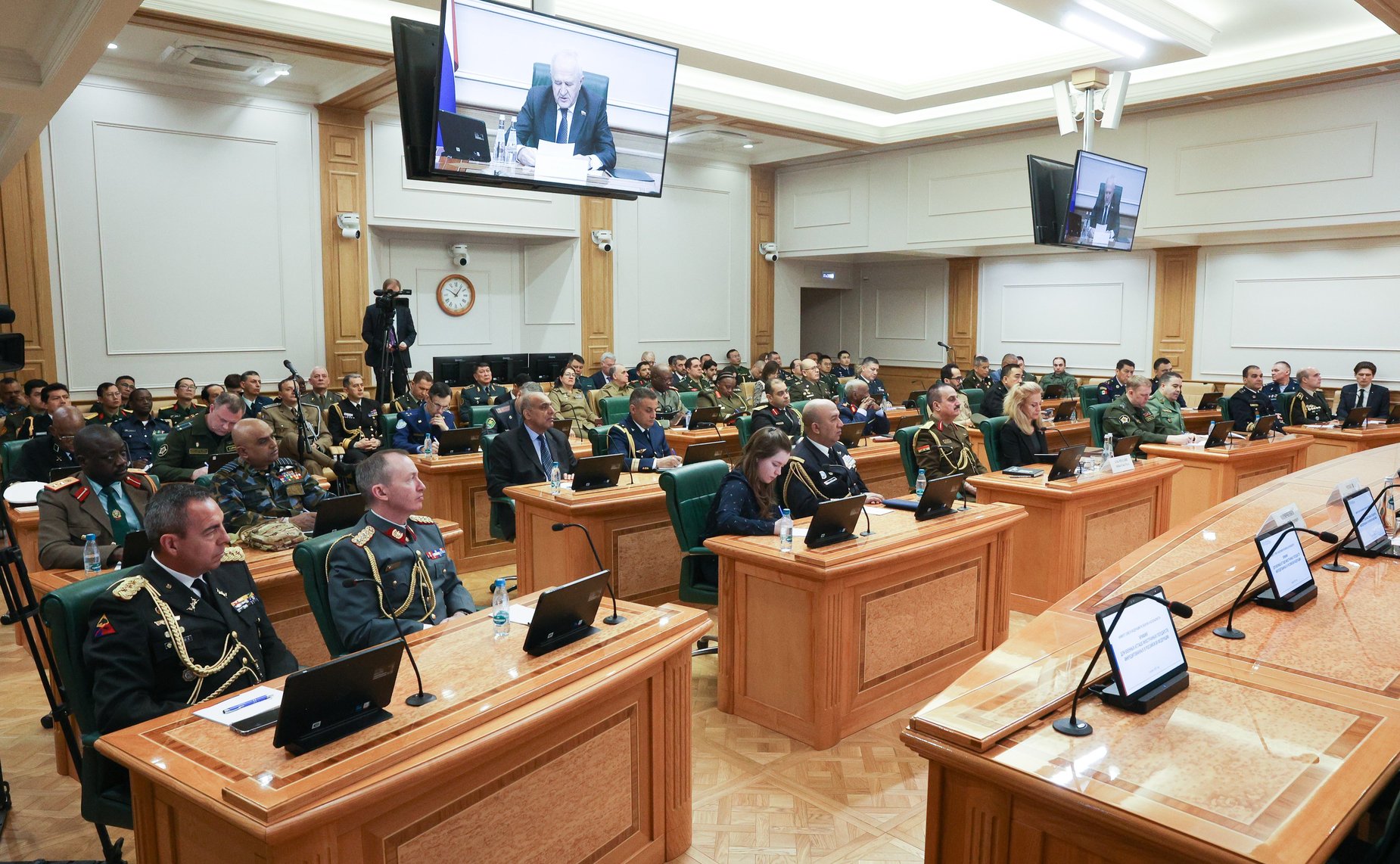 Брифинг для военных атташе иностранных государств, аккредитованных в Российской Федерации