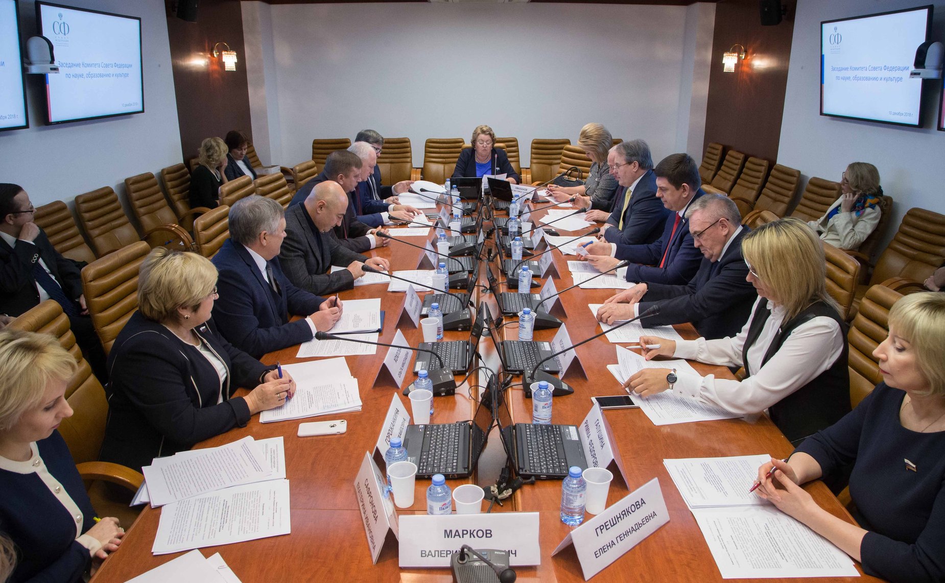 Заседание Комитета Совета Федерации по науке, образованию и культуре