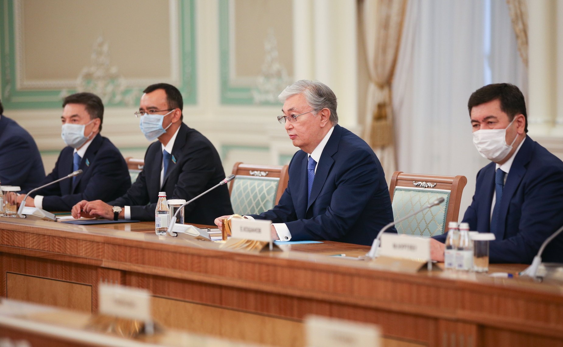 Встреча Председателя СФ Валентины Матвиенко с Президентом Республики Казахстан Касым-Жомартом Токаевым