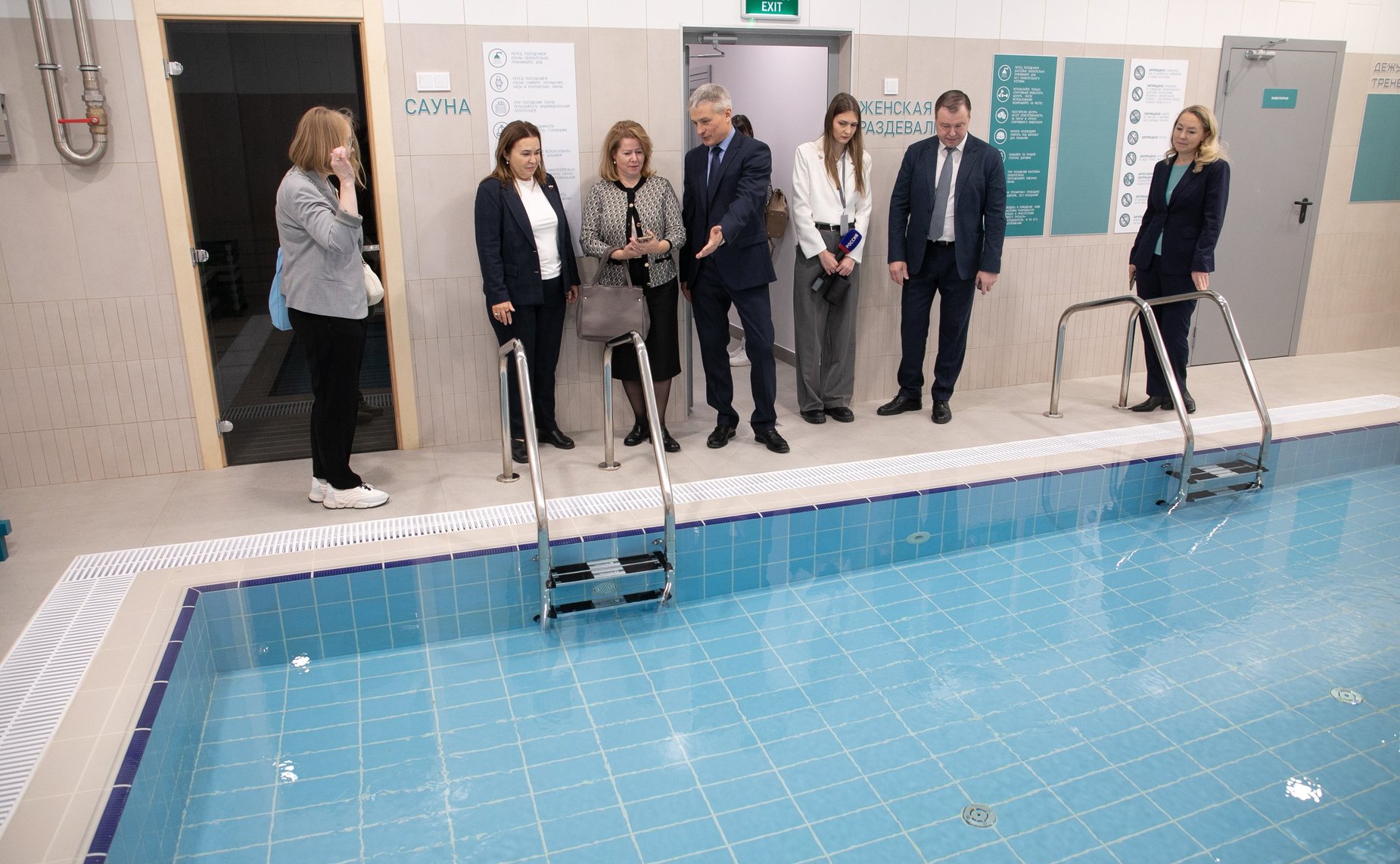 Сенаторы посетили Центр физкультурной и спортивной работы «Олимпия» Тюменского муниципального района