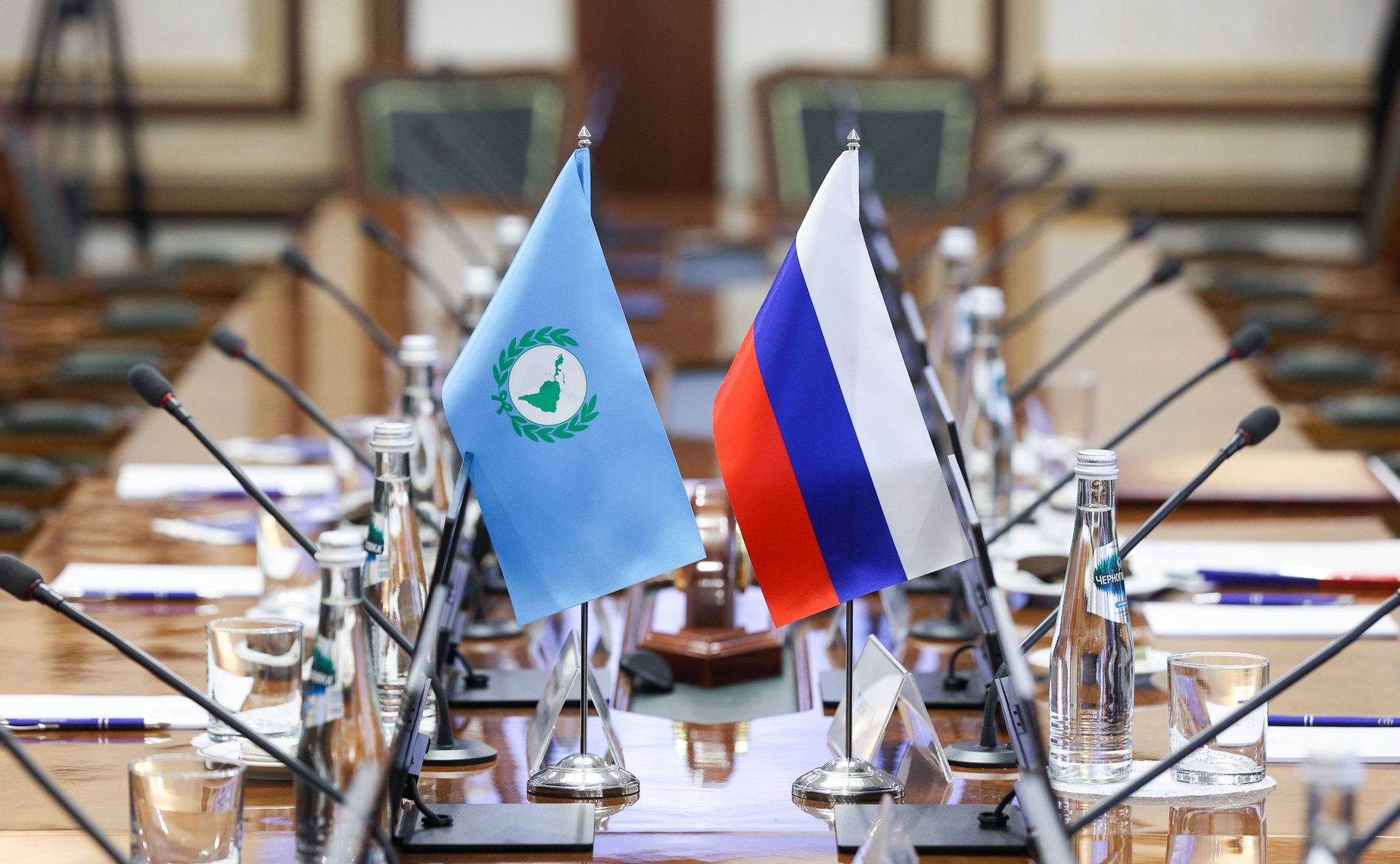 Встреча председателя Комитета Совета Федерации по международным делам Григория Карасина с Председателем Парламента стран Латинской Америки и Карибского бассейна Роландо Мигелем Гонсалесом Патрисио