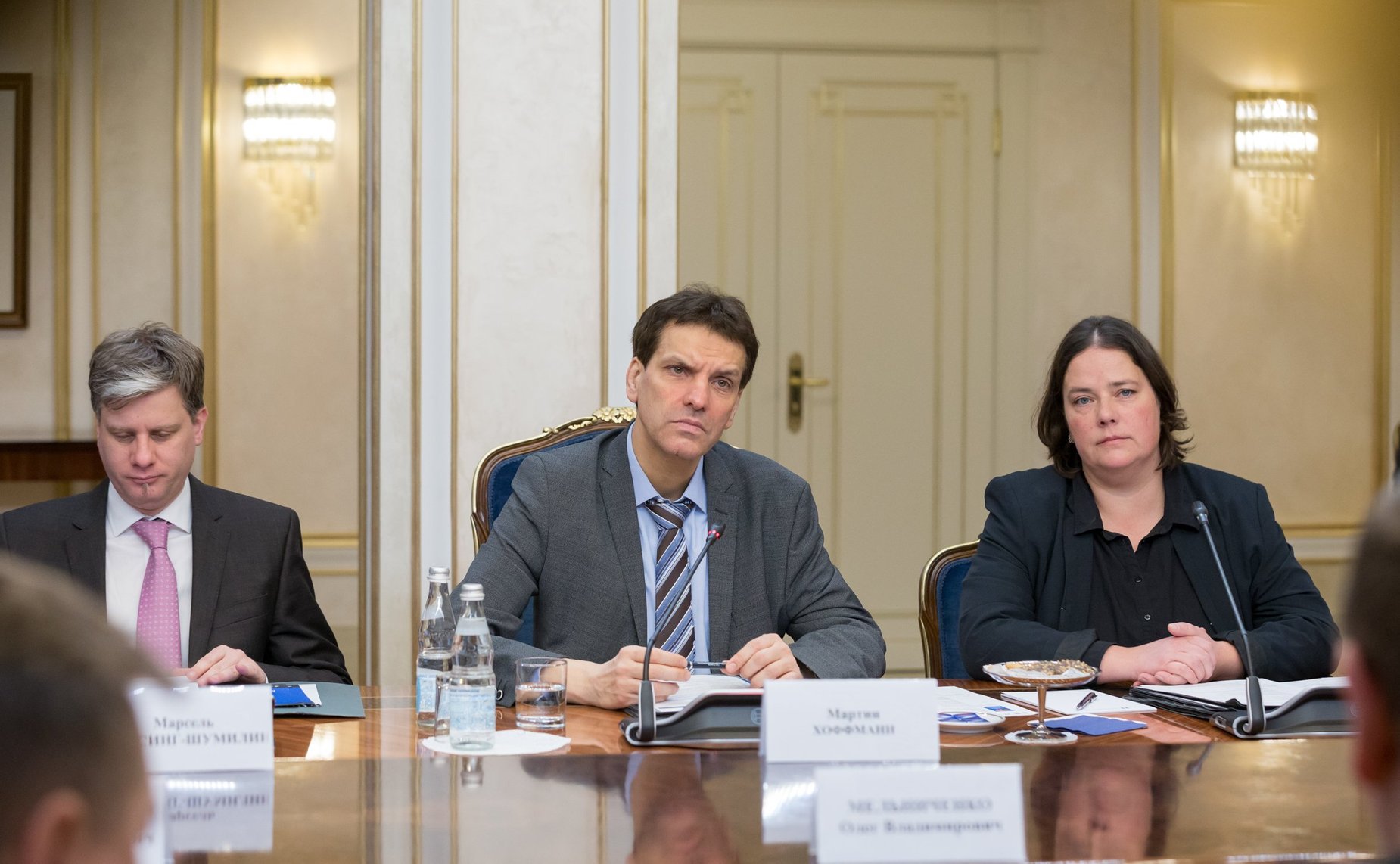 Встреча Олега Мельниченко с исполнительным директором и членом правления Германо-Российского форума Мартином Хоффманном