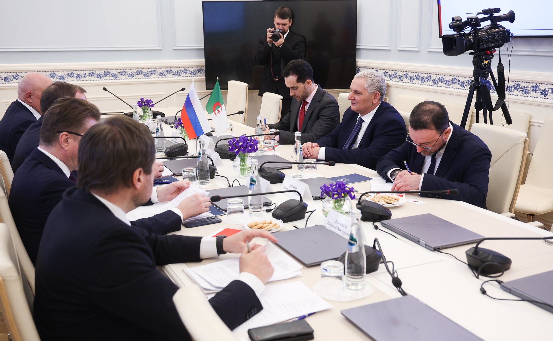 Встреча Михаила Борщева с Чрезвычайным и Полномочным Послом Алжирской Народной Демократической Республики в Российской Федерации