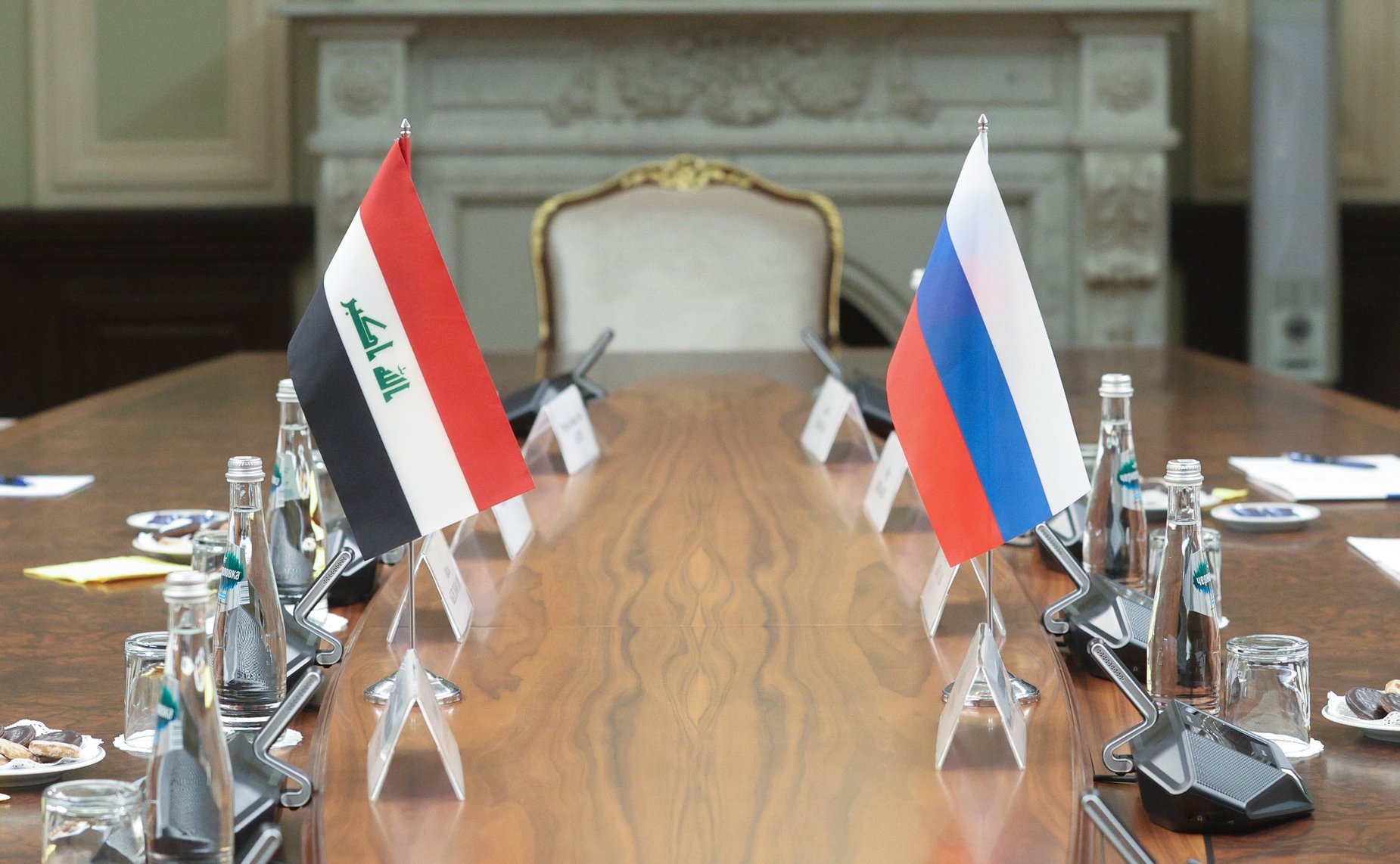 Встреча первого заместителя председателя Комитета Совета Федерации по международным делам Сергея Кисляка с бывшим премьер-министром Республики Ирак Аделем Абдельмахди