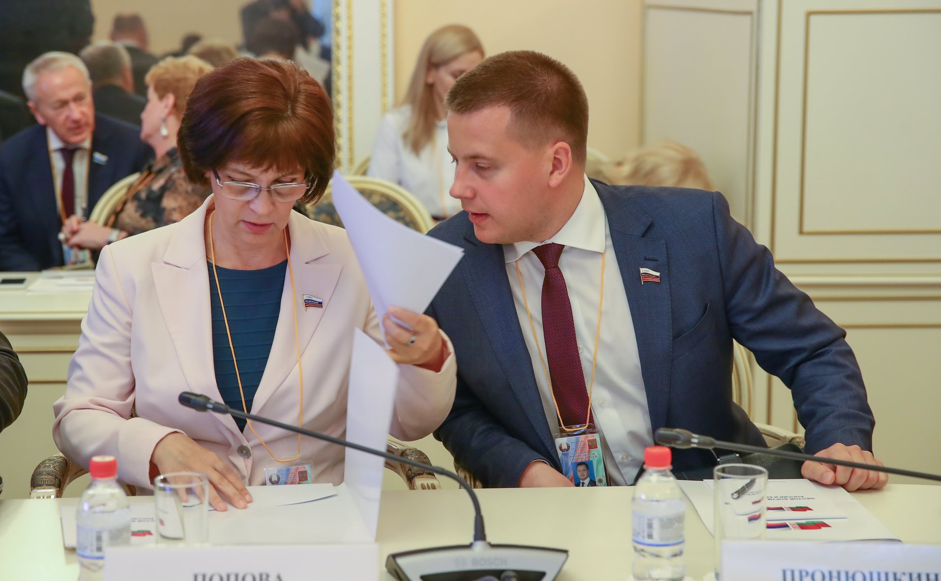 Елена Попова и Александр Пронюшкин