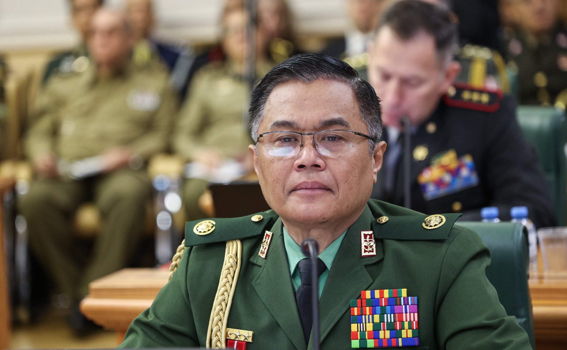 Брифинг для военных атташе иностранных государств, аккредитованных в Российской Федерации