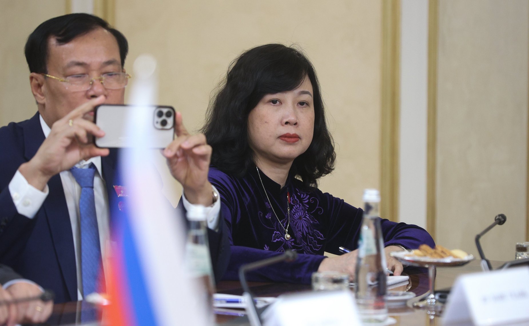 Встреча Председателя СФ Валентины Матвиенко с Председателем Национального собрания Вьетнама Чан Тхань Маном