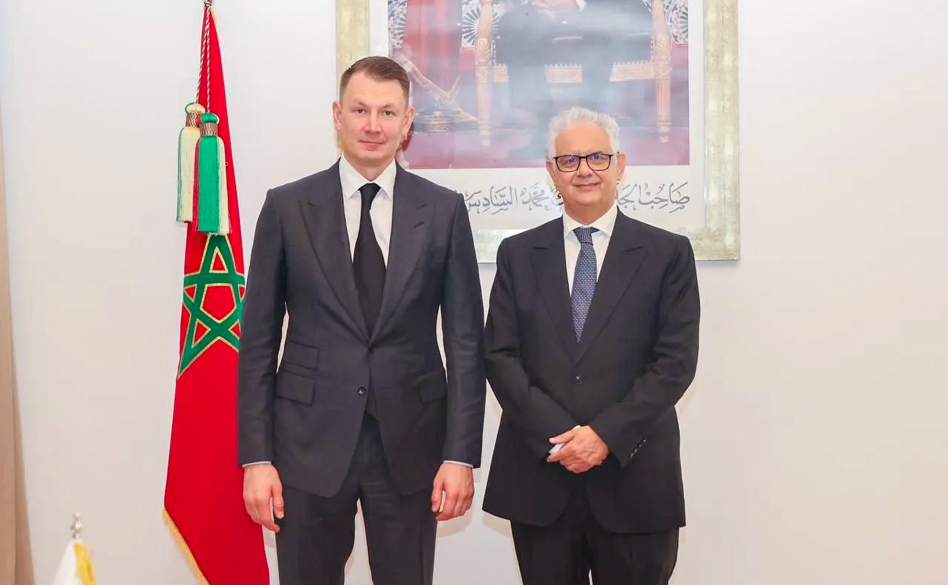 Участие делегации Совета Федерации в заседании группы по сотрудничеству Совета Федерации с Палатой советников Королевства Марокко. Встреча с Министром оборудования и водных ресурсов Низаом Баракой