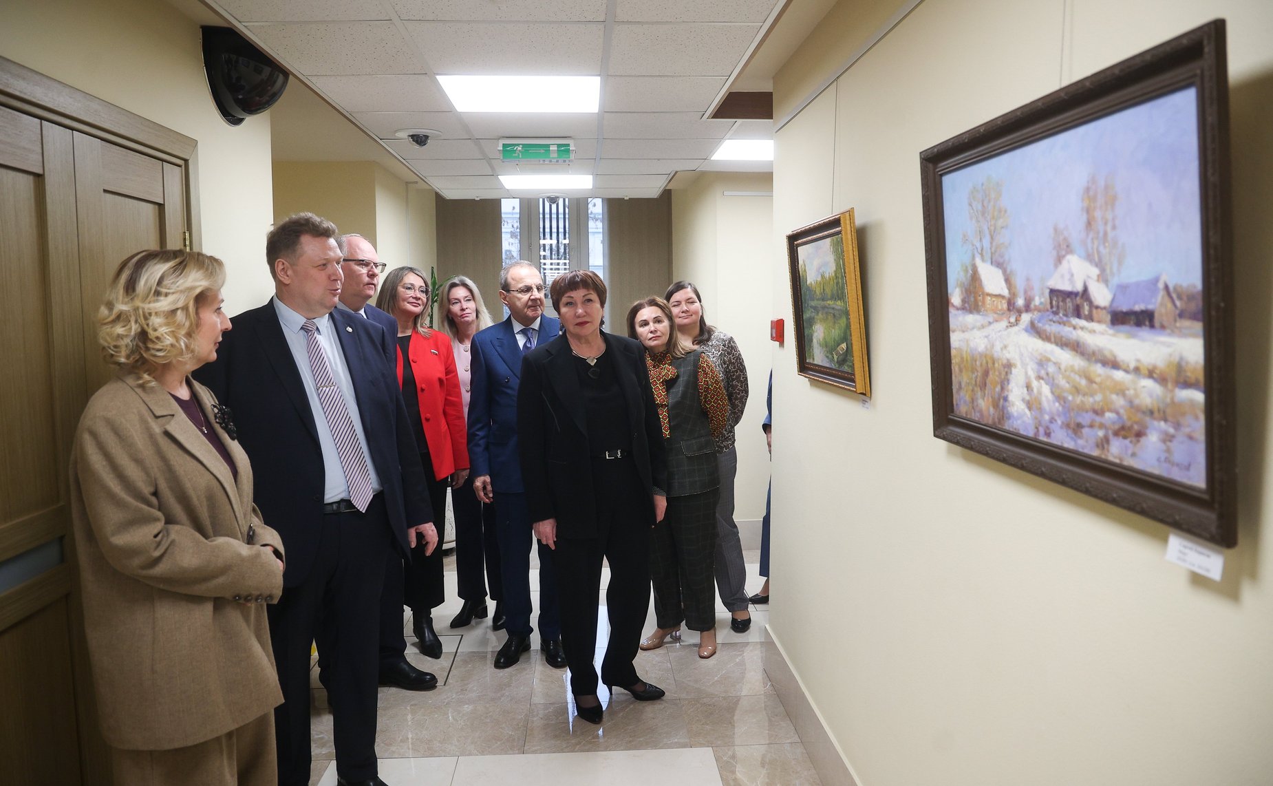 Открытие выставки члена-корреспондента Российской академии художеств Сергея Борисова «Край ты мой родной»