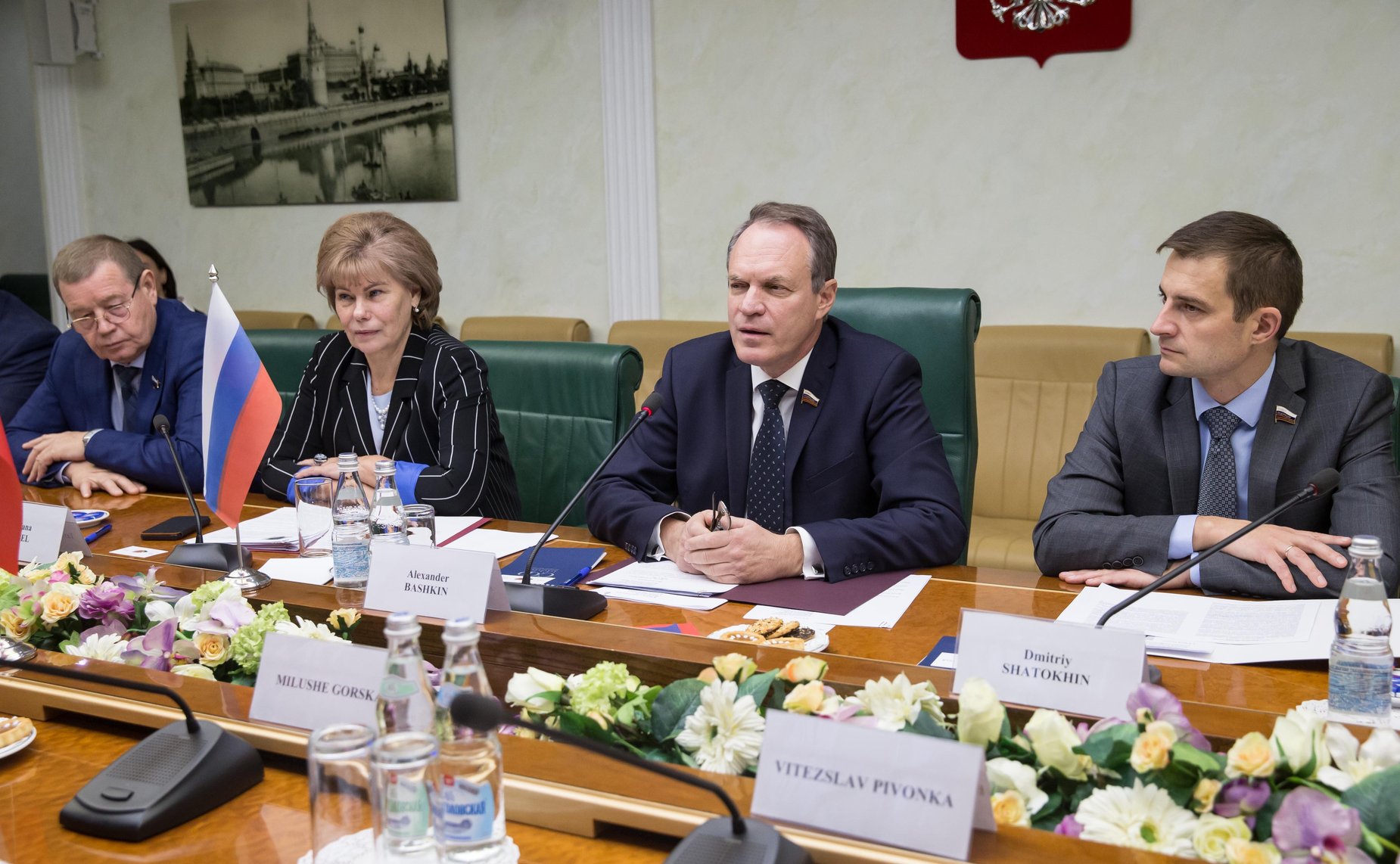 Встреча А. Башкина с заместителем Председателя Сената Парламента Чешской Республики М. Горской