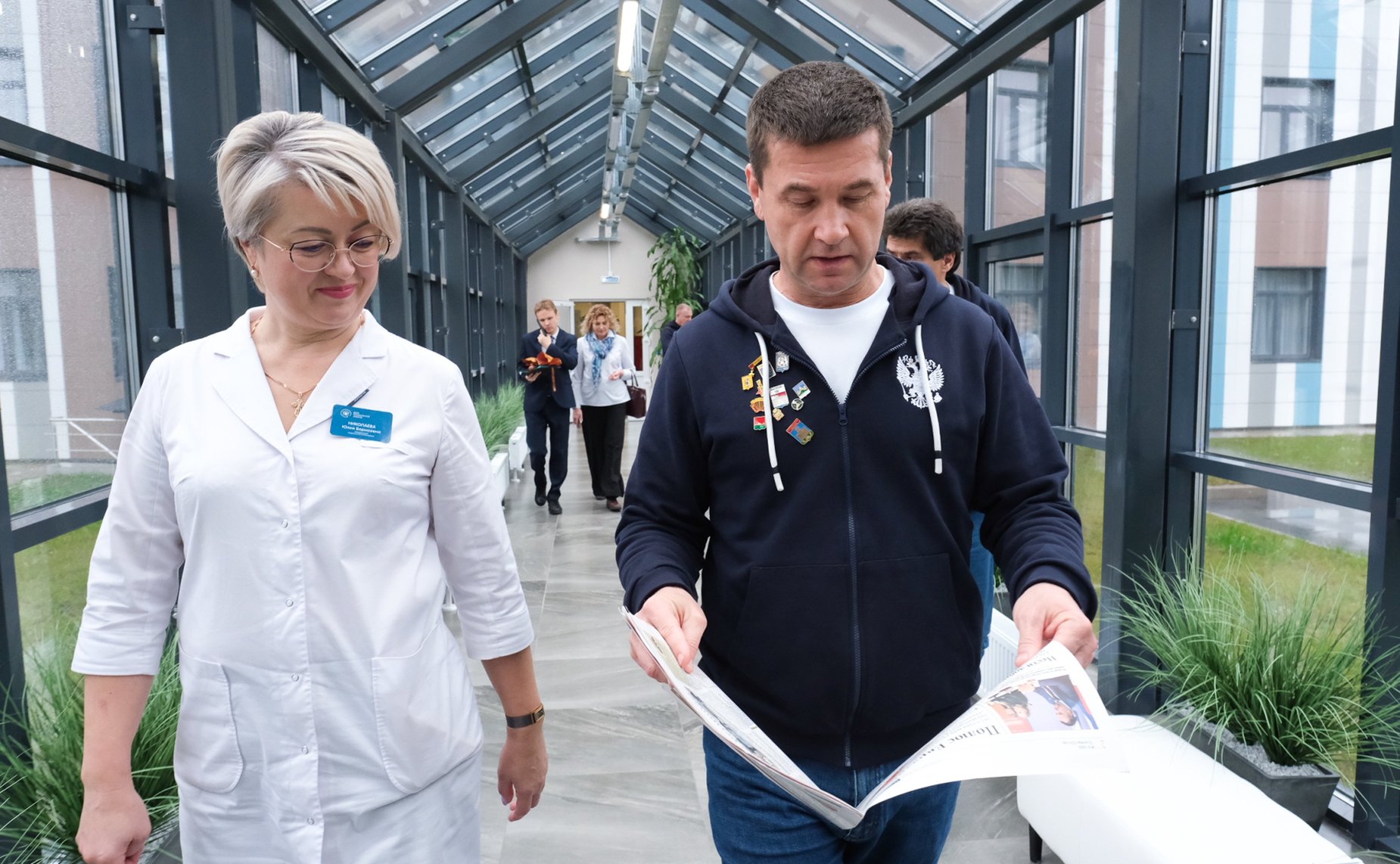 Сенаторы РФ посетили ОАУ социального обслуживания «Дом социальной заботы» (г. Великий Новгород)