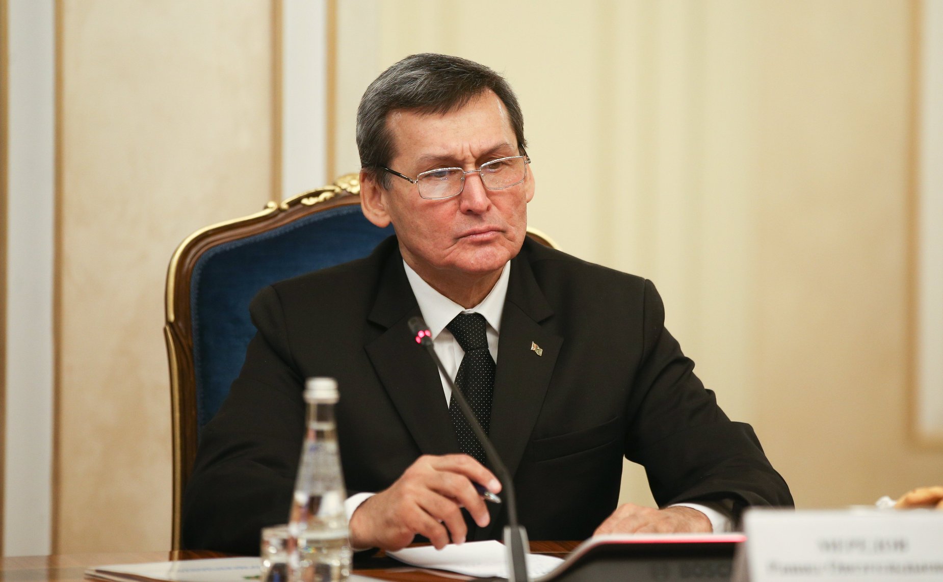 Встреча председателя Комитета СФ по международным делам Григория Карасина с заместителем Председателя Кабинета министров, Министром иностранных дел Туркменистана