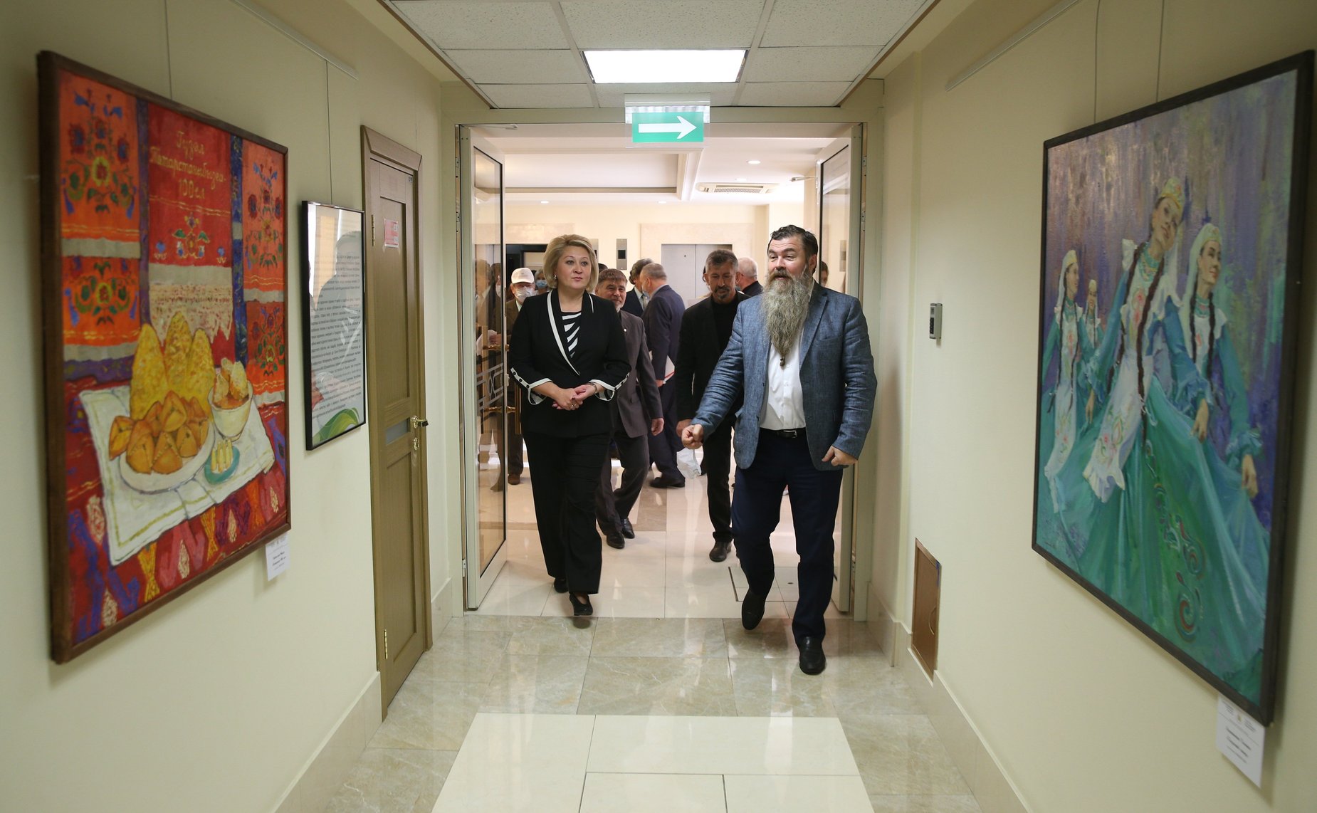 Открытие в Совете Федерации выставки «Наша республика», посвященной 100-летию ТаССР