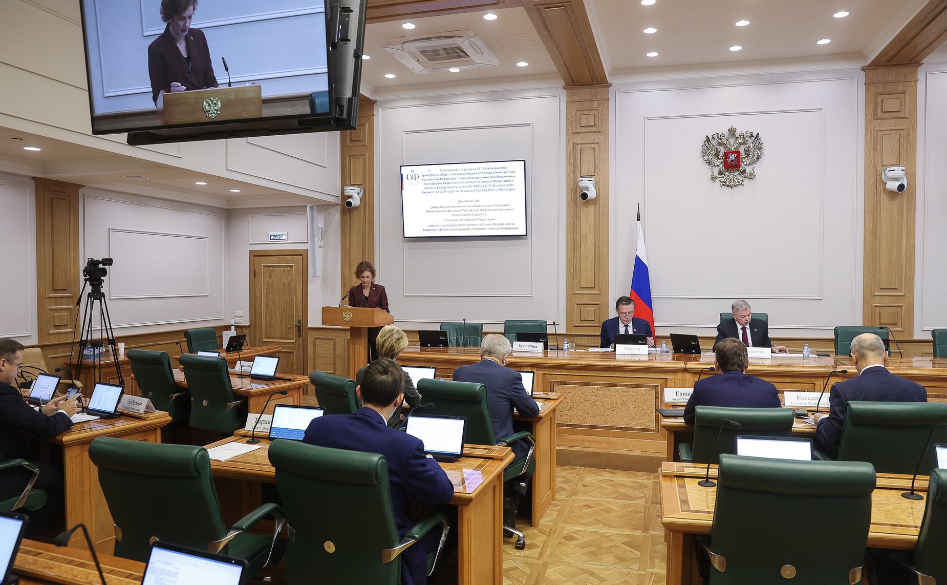 Заседание Комитета СФ по бюджету и финансовым рынкам