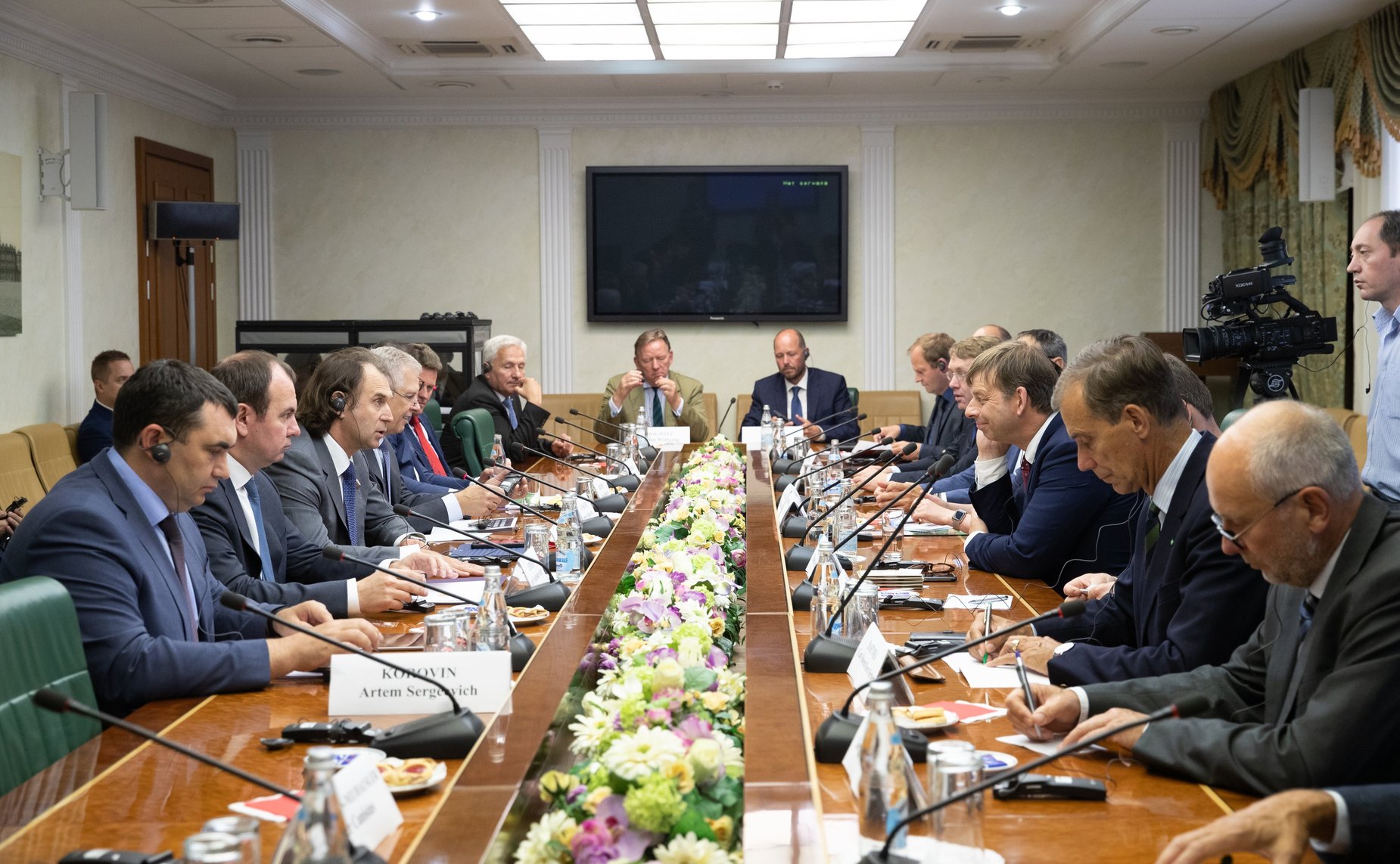 Встреча С. Лисовского с делегацией Немецкого сельскохозяйственного общества