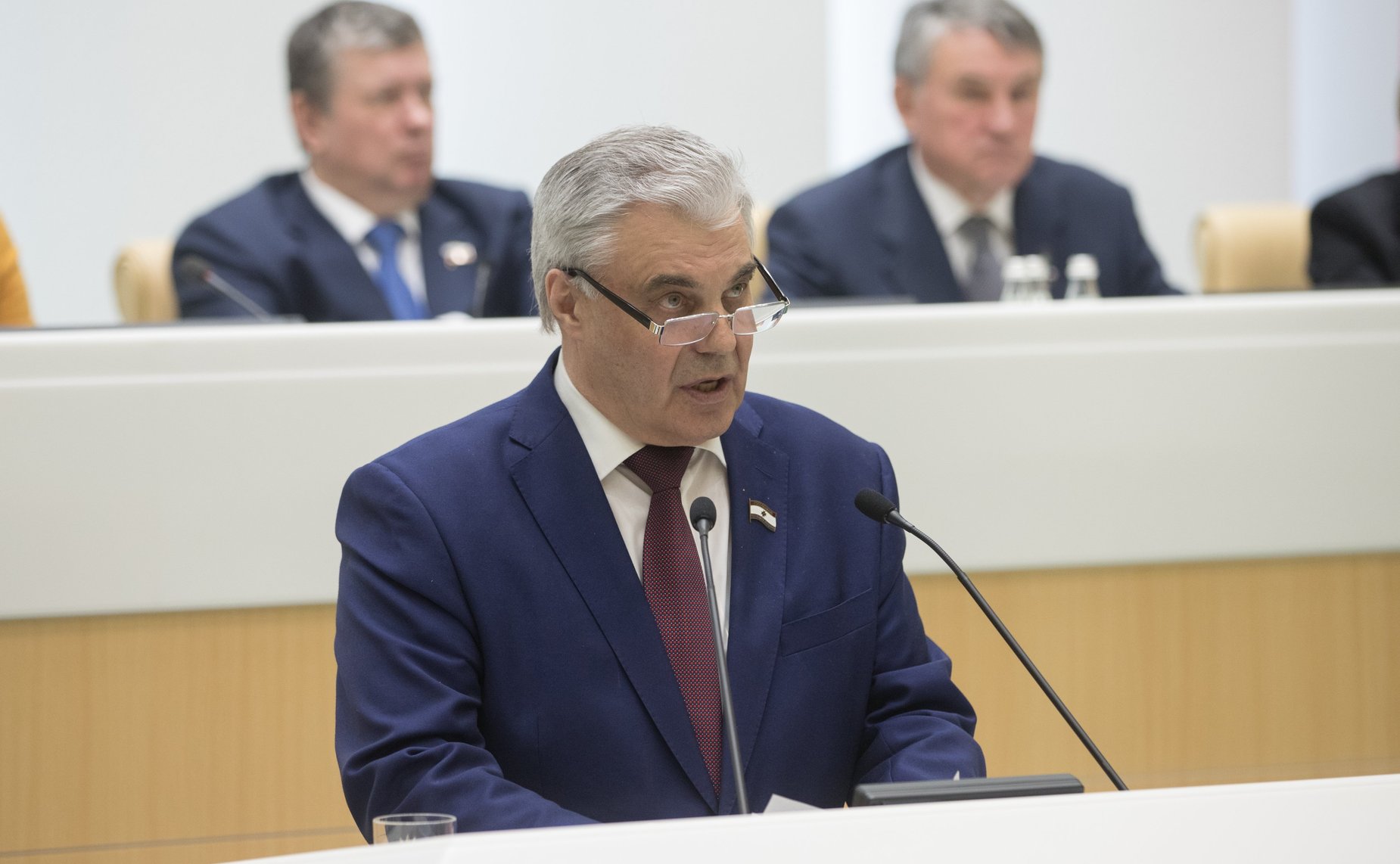 Председатель госсобрания Мордовии В. Чибиркин