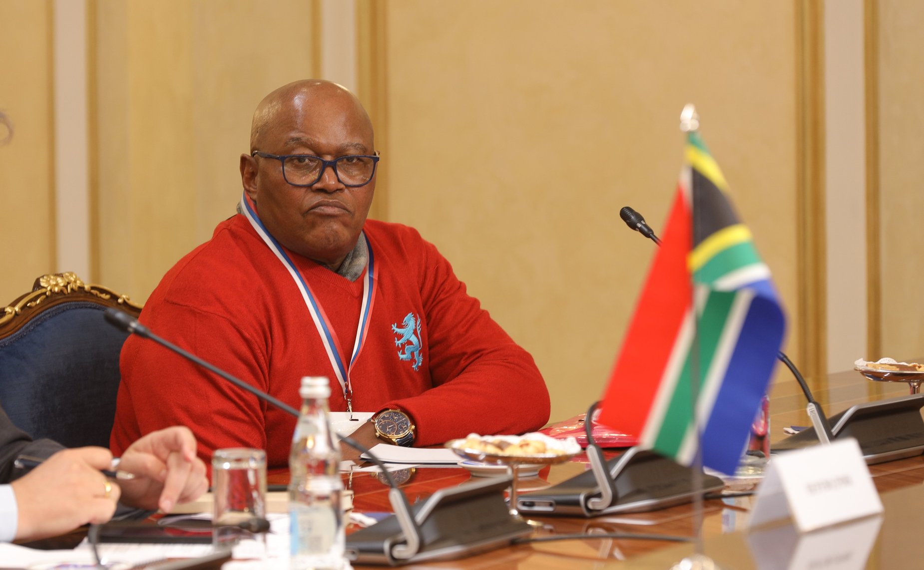 Встреча Председателя Совета Федерации Валентины Матвиенко с Председателем Национального совета провинций Парламента Южно-Африканской Республики Амосом Масондо