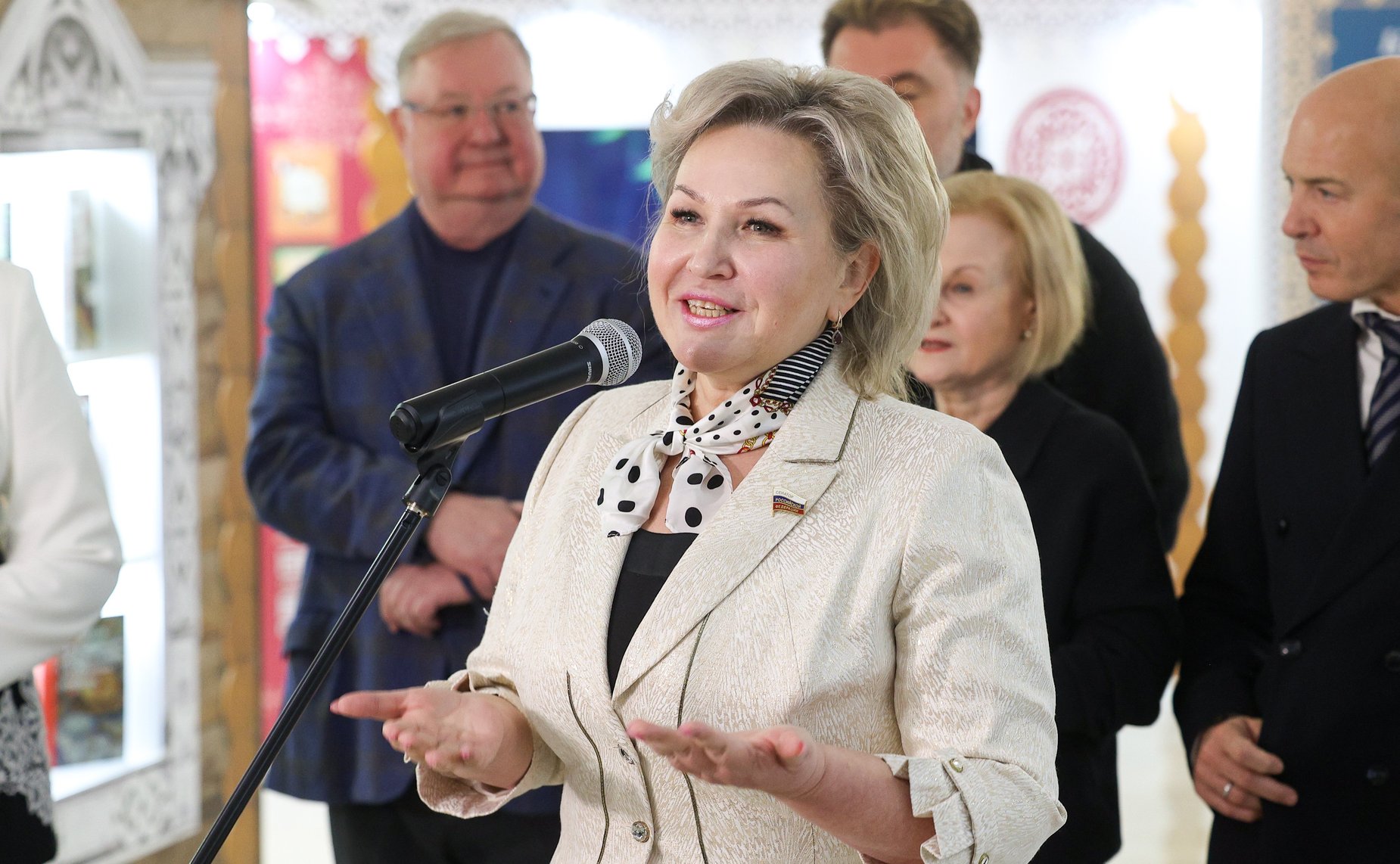 Открытие в Совете Федерации выставки «Единство России в книгах: о труде, ценностях, языке и любви к родной земле»