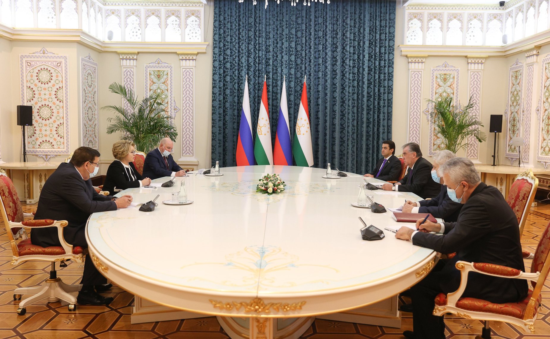 Встреча Председателя Совета Федерации Валентины Матвиенко с Президентом Республики Таджикистан Эмомали Рахмоном