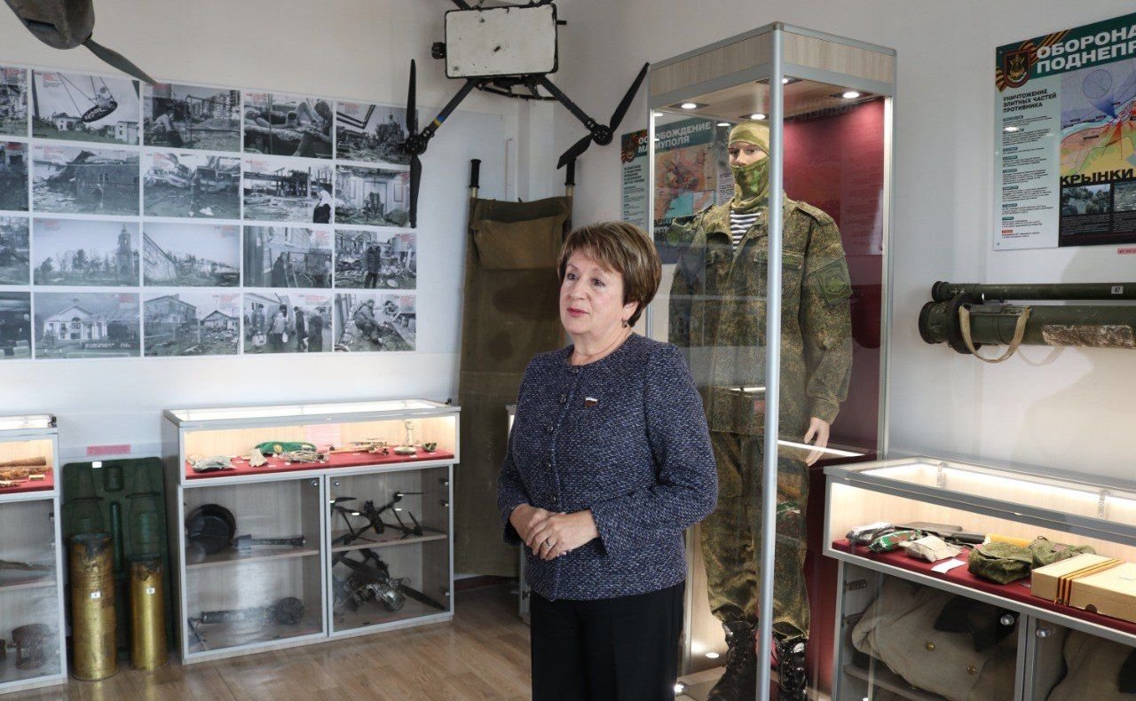 Екатерина Алтабаева приняла участие в открытии музея, посвященного событиям специальной военной операции