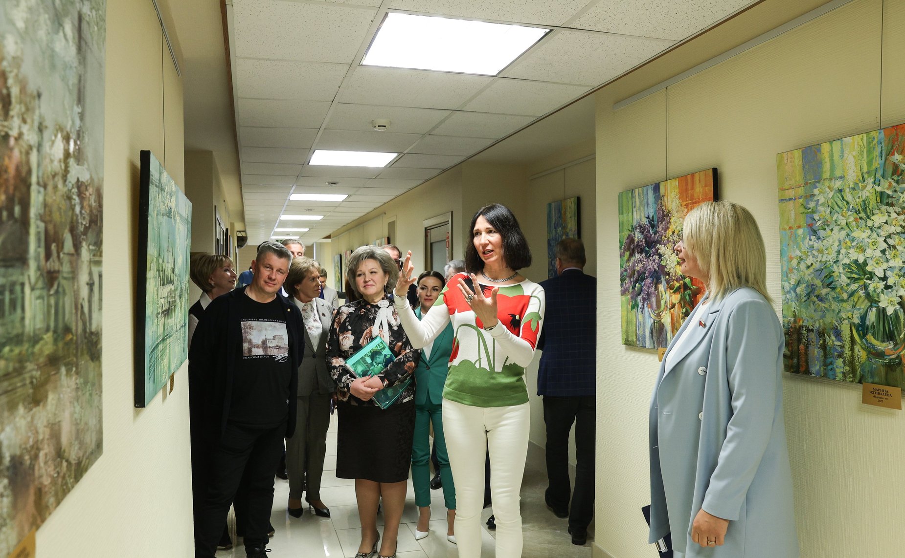 Открытие в Совете Федерации выставки работ художников-членов Ярославского отделения Всероссийской общественной организации «Союз художников России»