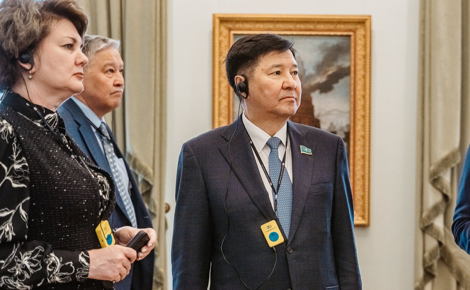 Участники 23-го заседания Комиссии по сотрудничеству между Советом Федерации и Сенатом Парламента Республики Казахстан посетили Тверской императорский путевой дворец