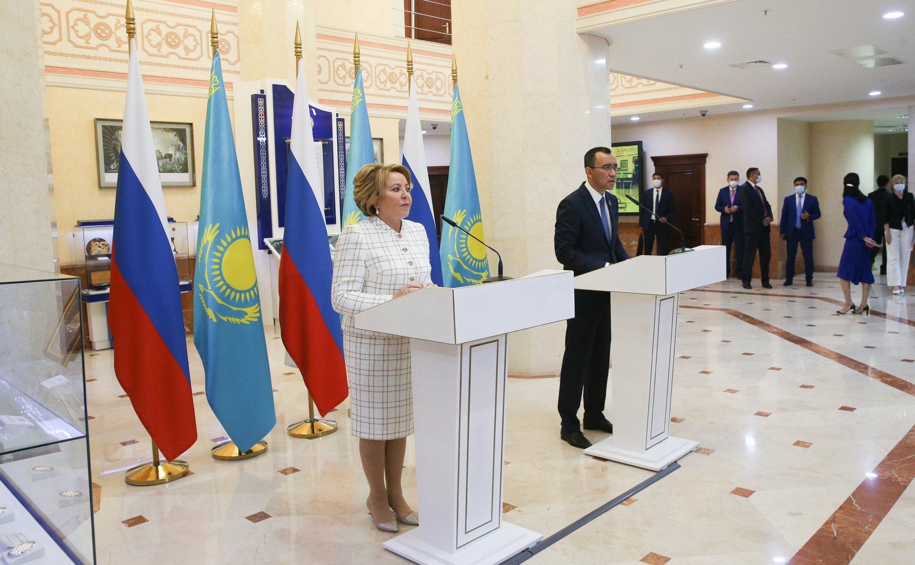 Совместное заявление Председателя СФ Валентины Матвиенко и Председателя Сената Парламента Республики Казахстан Маулена Ашимбаева