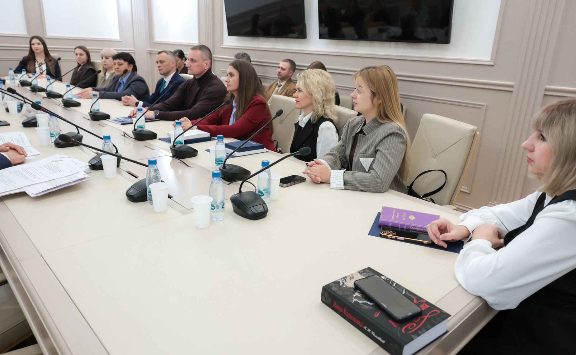 Встречи сенаторов Российской Федерации с делегацией Аппарата Народного Совета Луганской Народной Республики