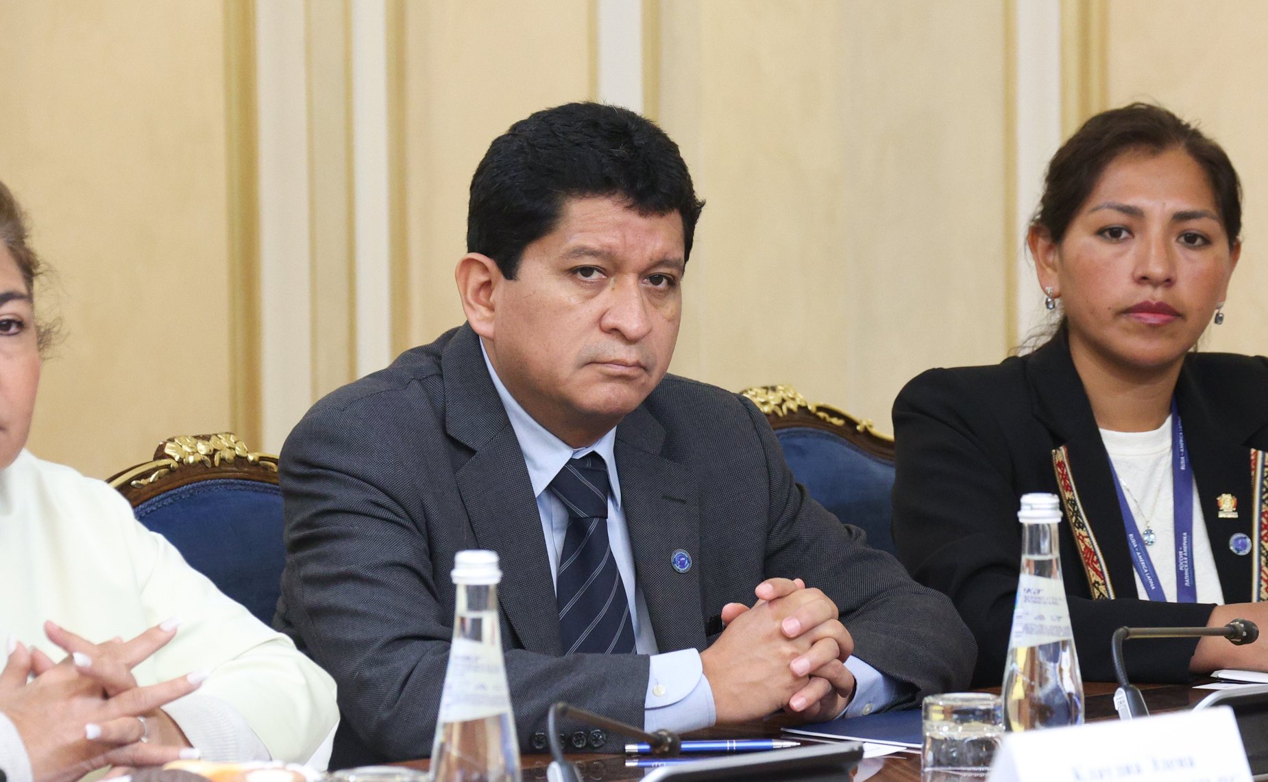 Заместитель Председателя СФ Константин Косачев провел встречу с председателем Палаты сенаторов Многонациональной законодательной ассамблеи Боливии Андронико Родригесом Ледесмой