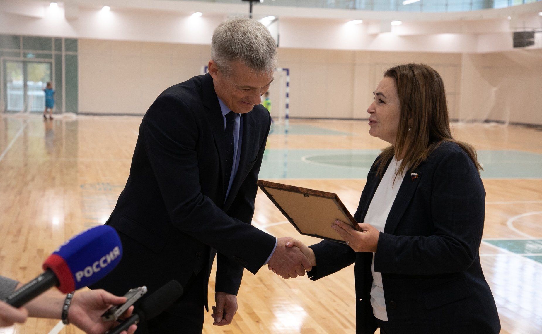 Сенаторы посетили Центр физкультурной и спортивной работы «Олимпия» Тюменского муниципального района