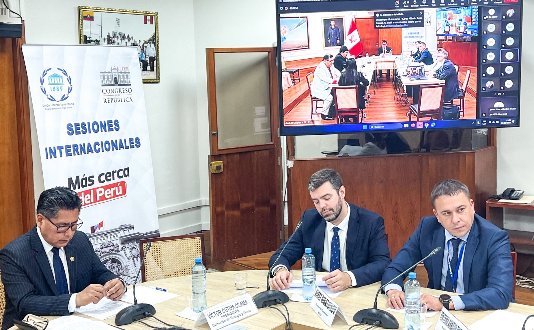 Айрат Гибатдинов и Наталья Кувшинова приняли участие в заседаниях парламентских комиссий в рамках 11-й Всемирной конференции молодых парламентариев МПС