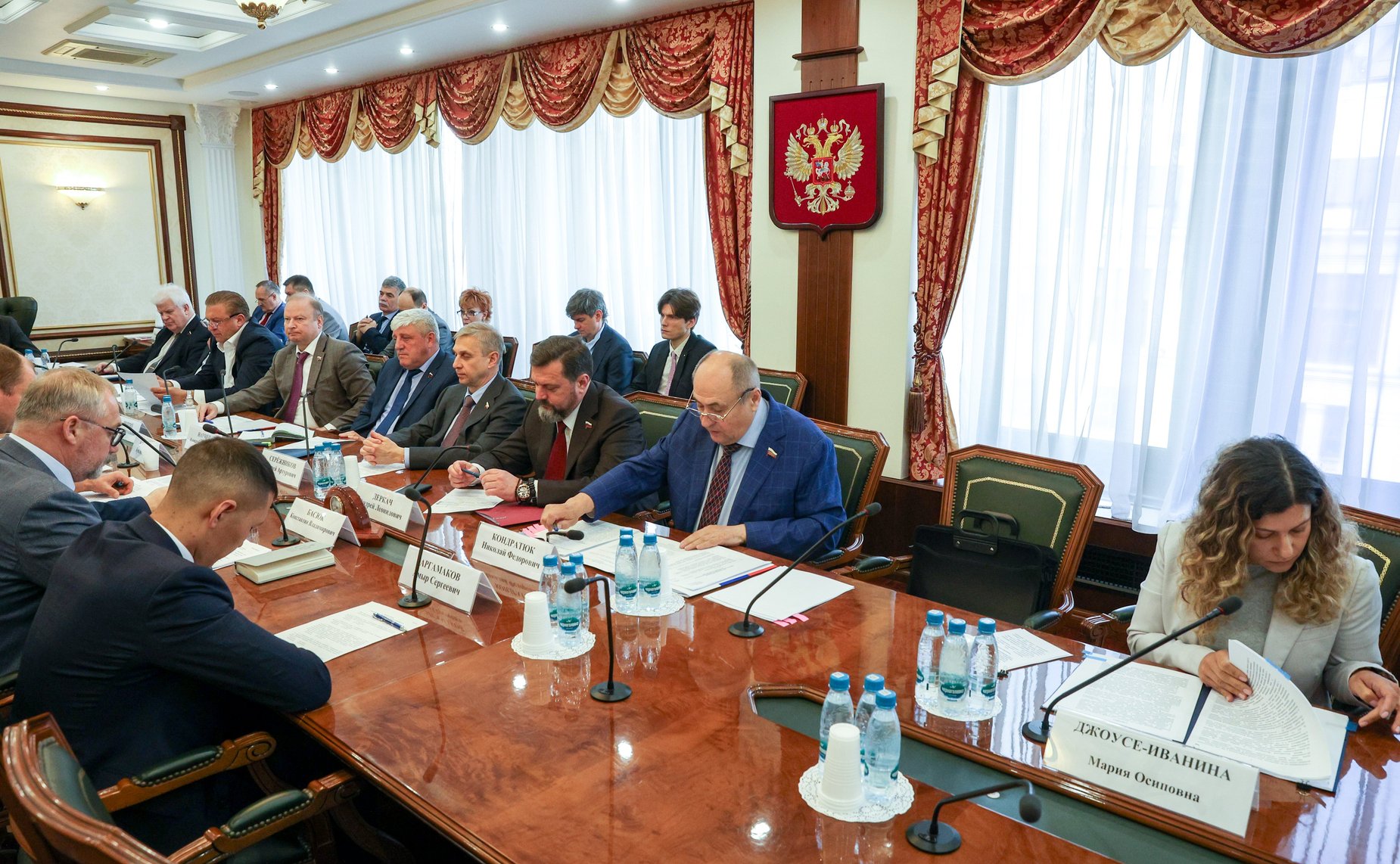 Заседание Комитета Совета Федерации по обороне и безопасности