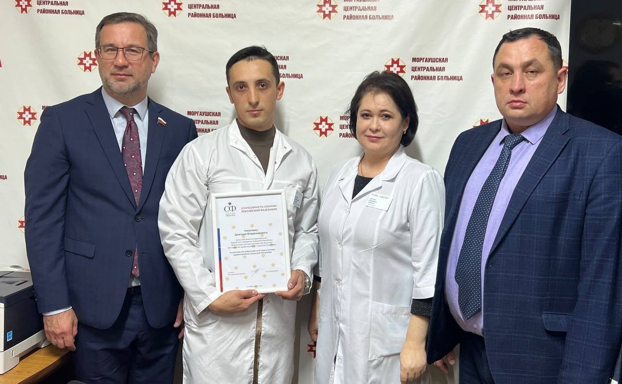 Николай Владимиров в ходе работы в регионе посетил Моргаушскую центральную районную больницу