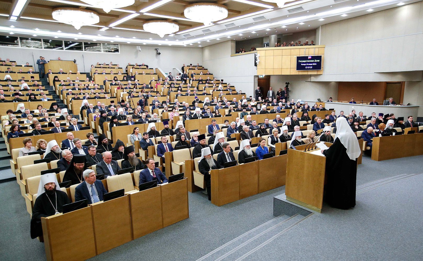 Пленарное заседание XI Рождественских парламентских встреч в рамках XXXI Международных Рождественских образовательных чтений на тему «Глобальные вызовы современности и духовный выбор человека»