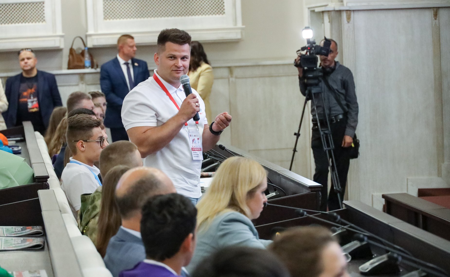 Константин Косачев провел диалоговую площадку с Председателем Совета Республики Национального собрания Республики Беларусь Натальей Кочановой