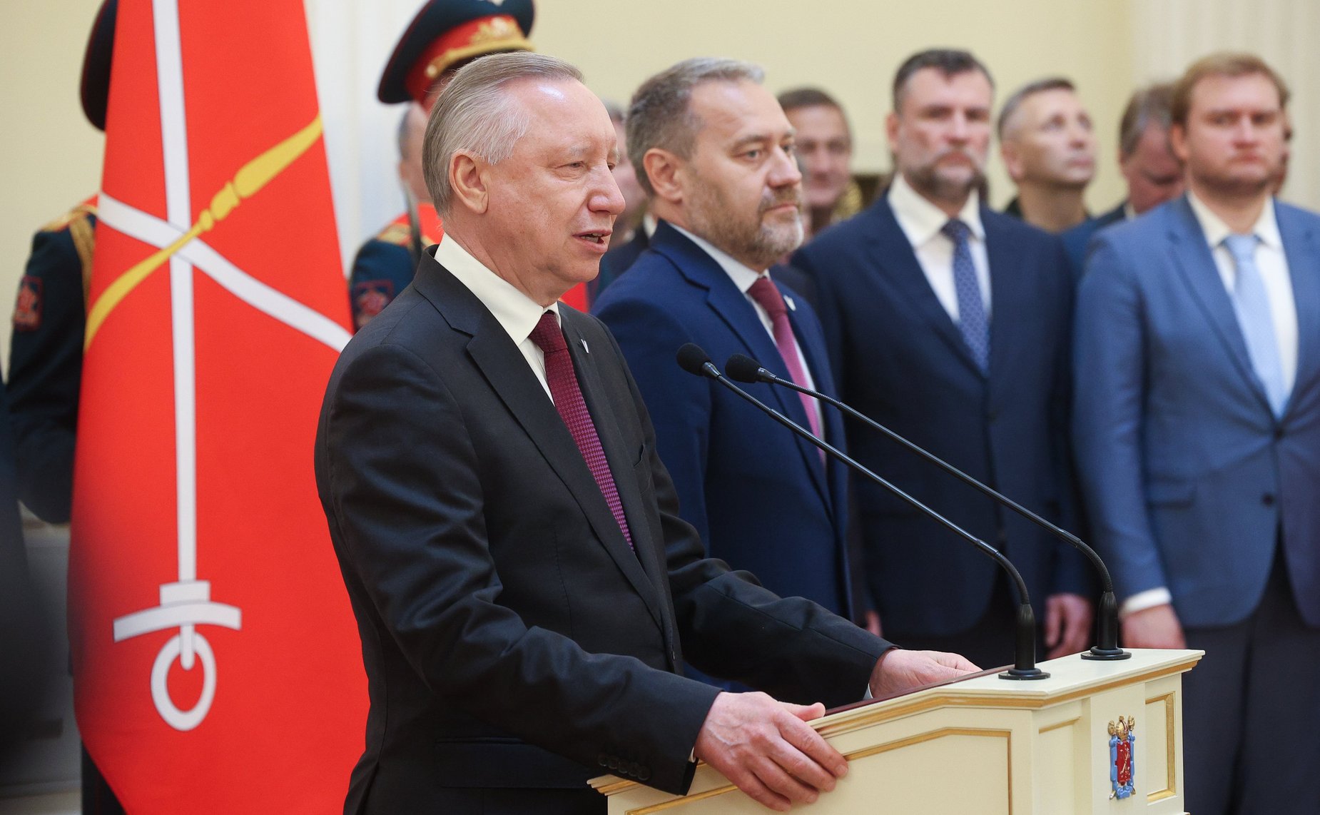 Церемония вручения знаков отличия «Почетный гражданин Санкт-Петербурга» в Мариинском дворце