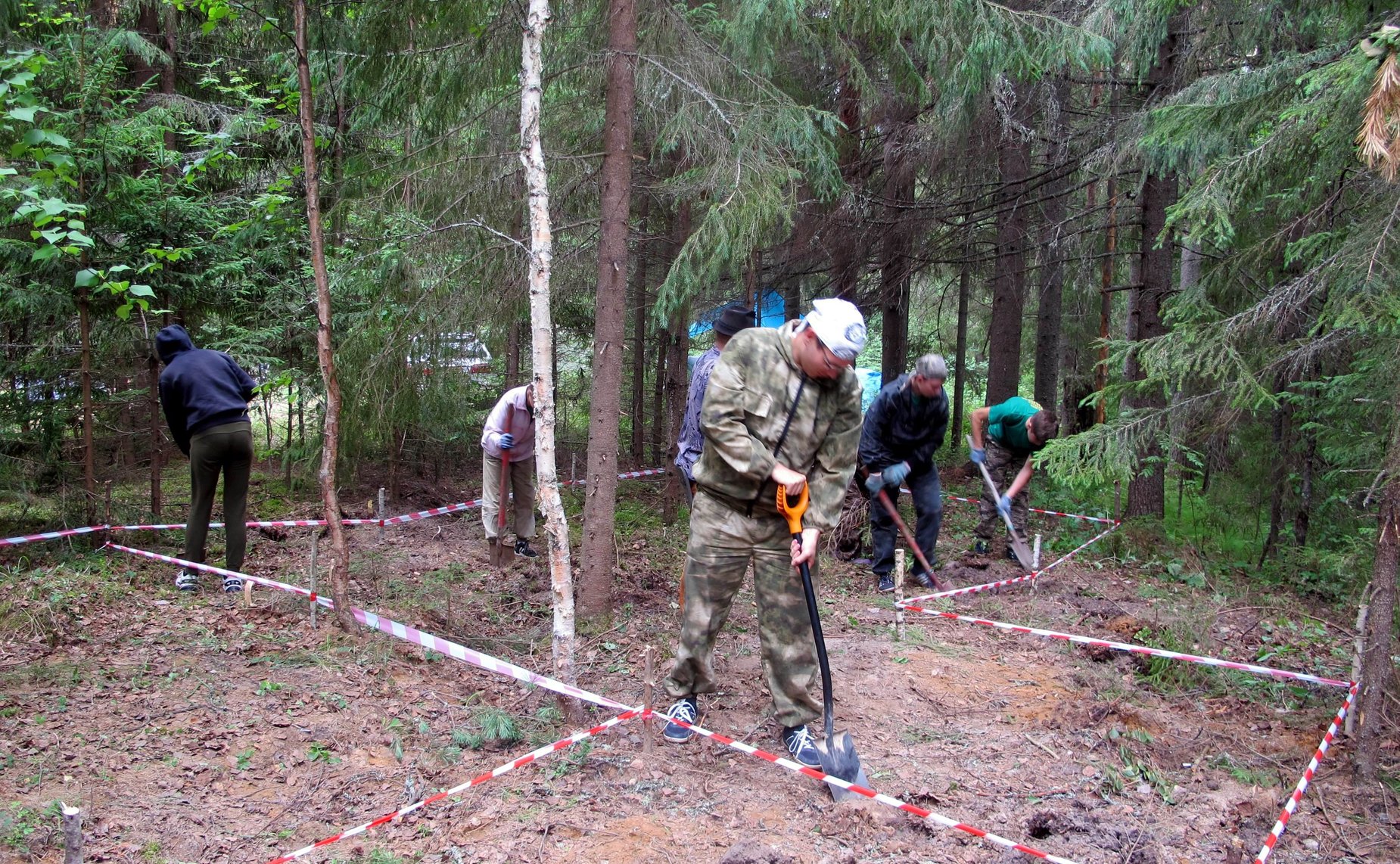 Работа археологов в полевом сезоне 2021 года