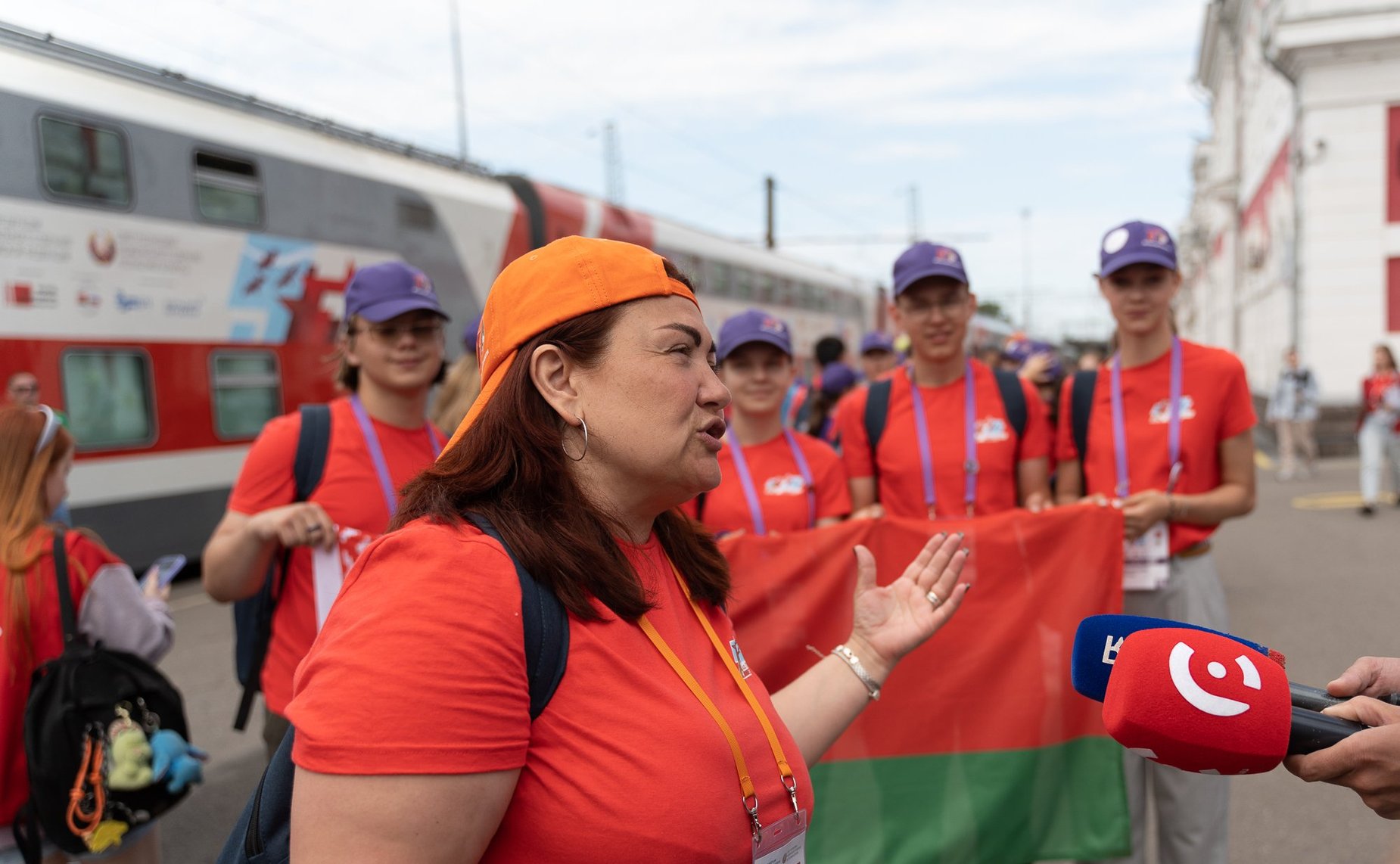 Вологда приветствовала участников культурно-образовательного проекта «Поезд Памяти» (фото Фонд культурное пространство)