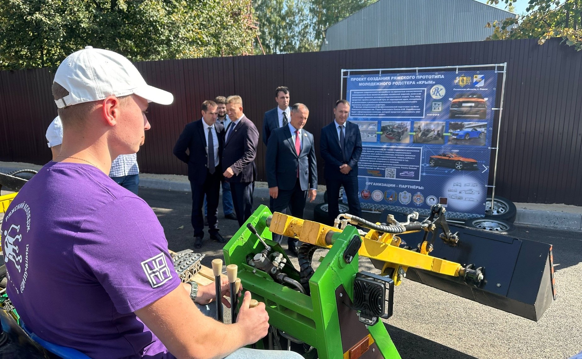 Игорь Мурог принял участие в открытии Центра опережающей профессиональной подготовки (ЦОПП) по направлению «Автомобильный транспорт» в Ряжском колледже имени Героя Советского Союза А.М. Серебрякова